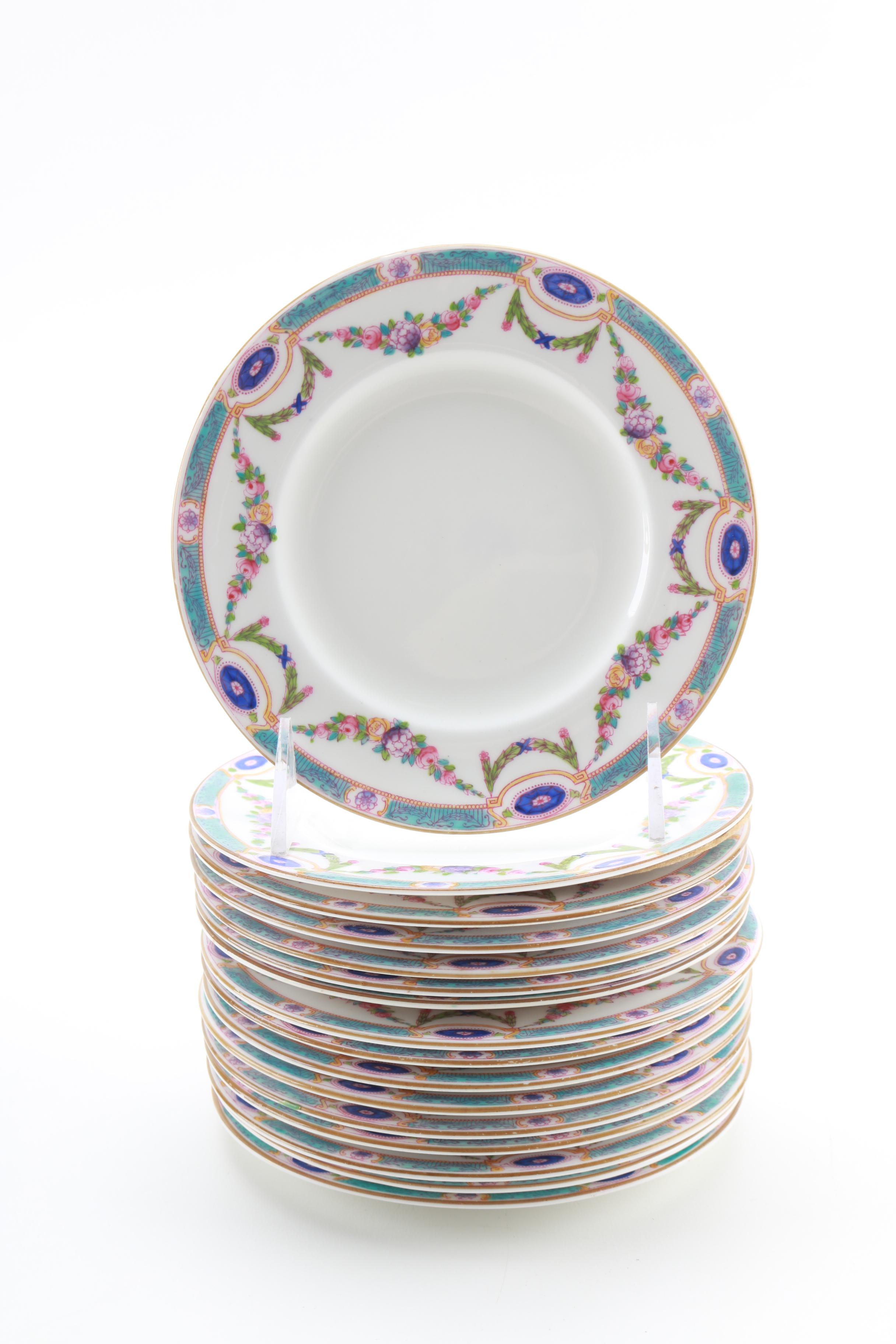 Vintage Royal Worcester "Puritan" Porcelain Dinnerware Set