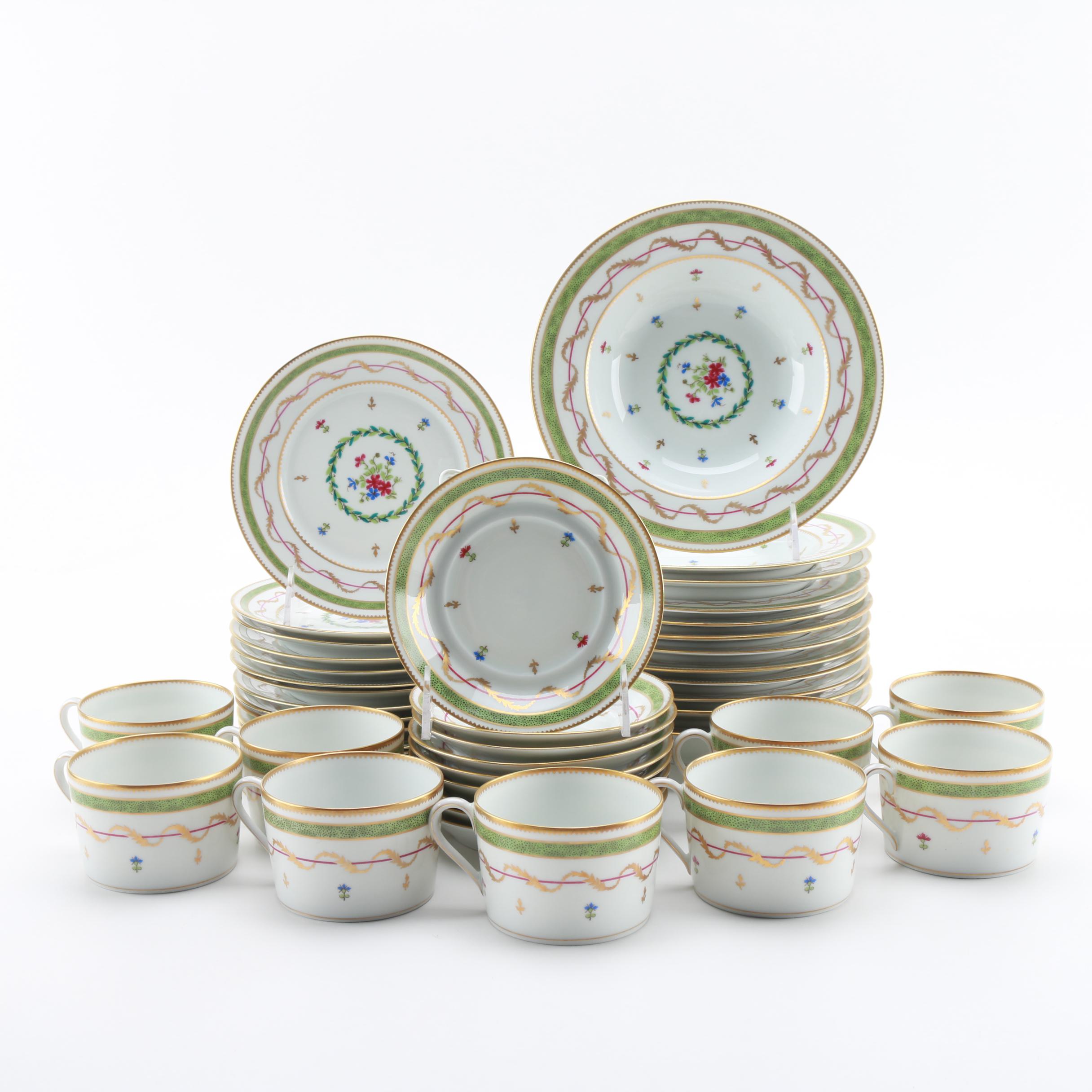 Haviland "Vieux Paris Green" China