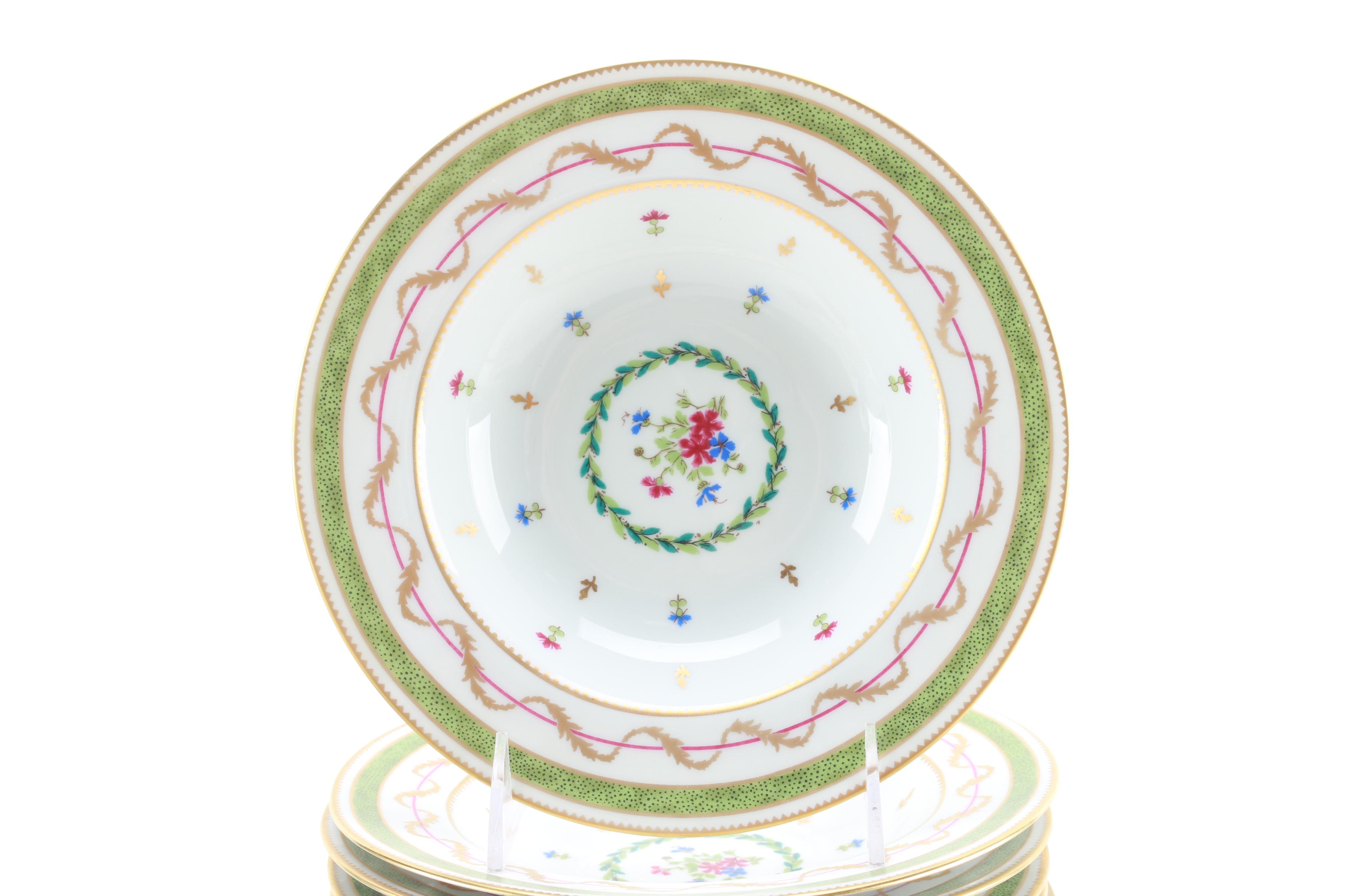 Haviland "Vieux Paris Green" China