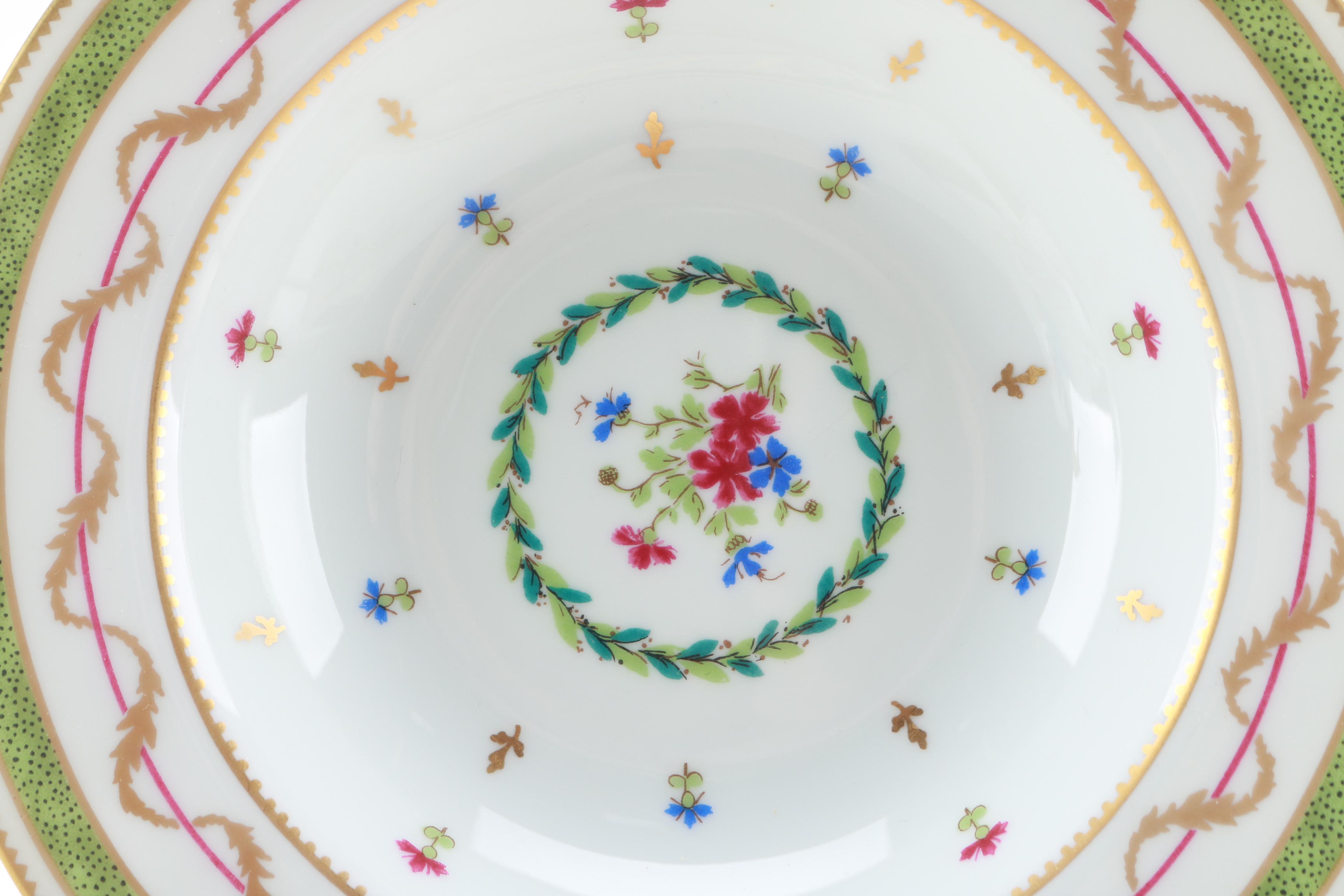 Haviland "Vieux Paris Green" China