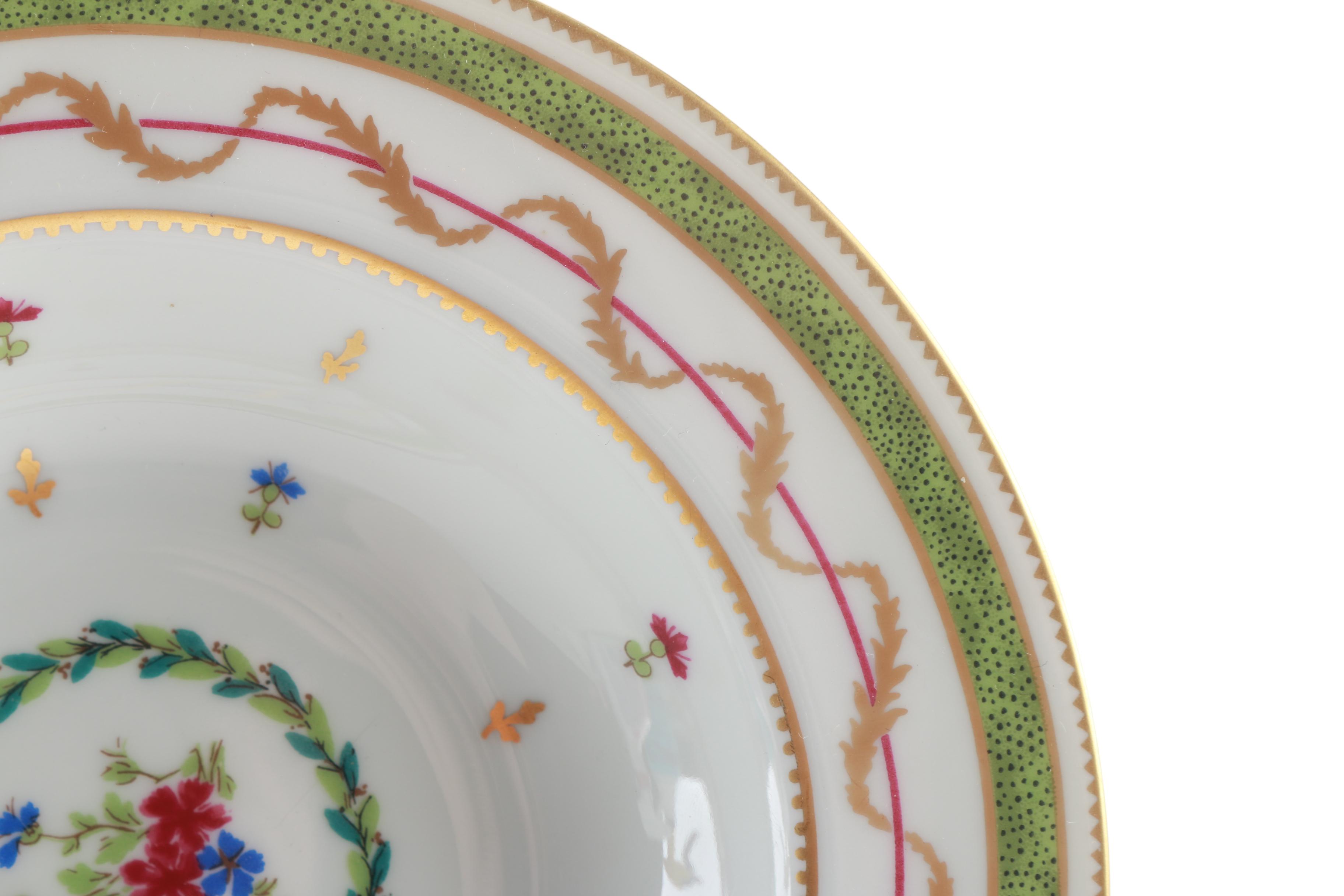 Haviland "Vieux Paris Green" China