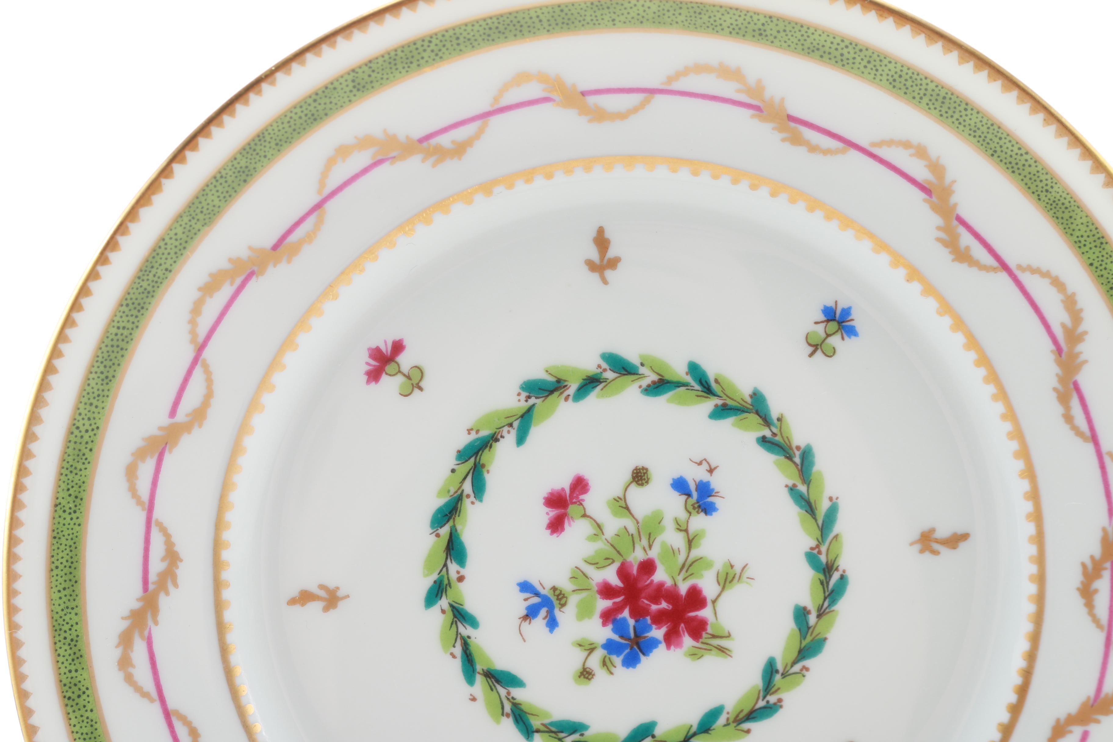 Haviland "Vieux Paris Green" China