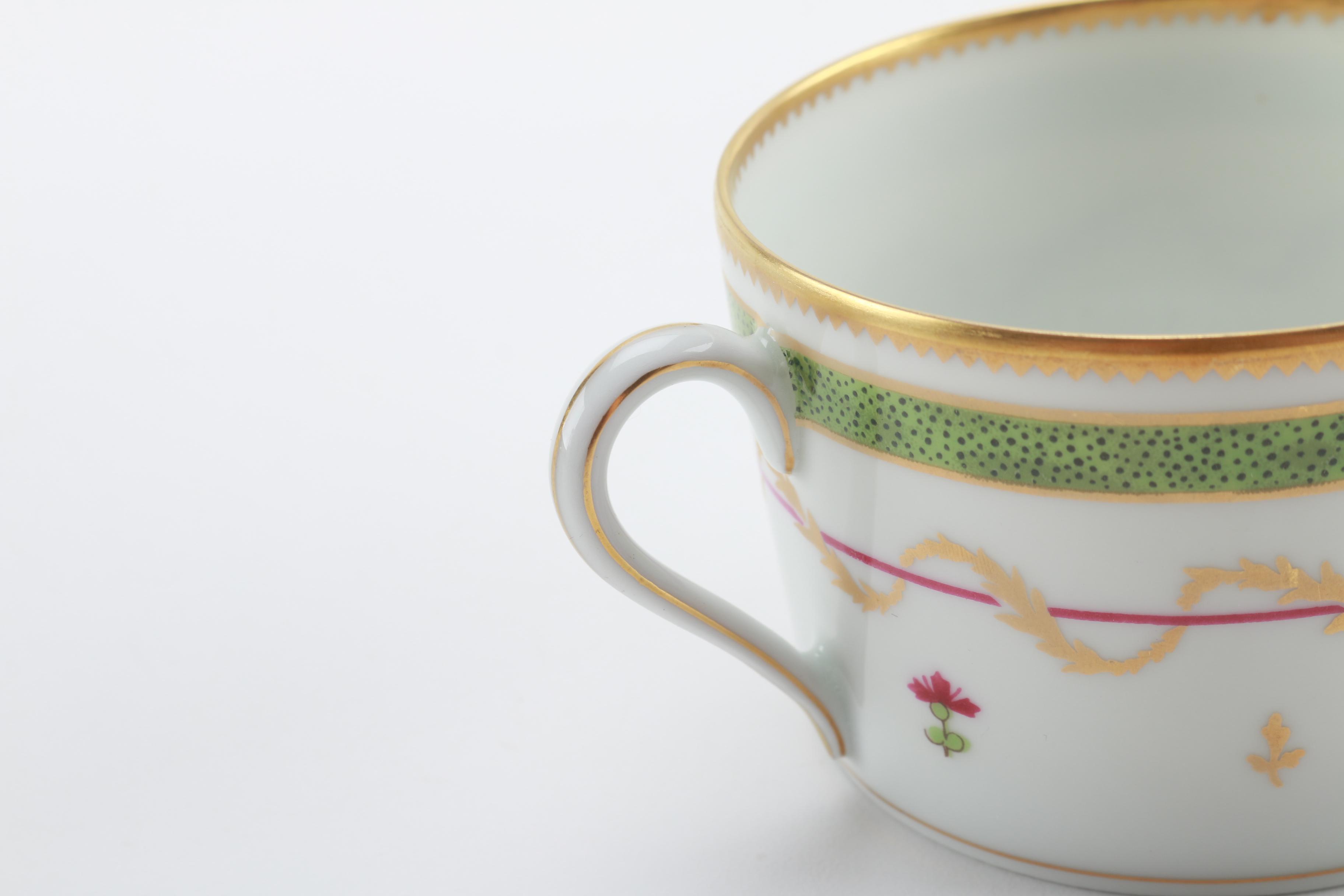 Haviland "Vieux Paris Green" China