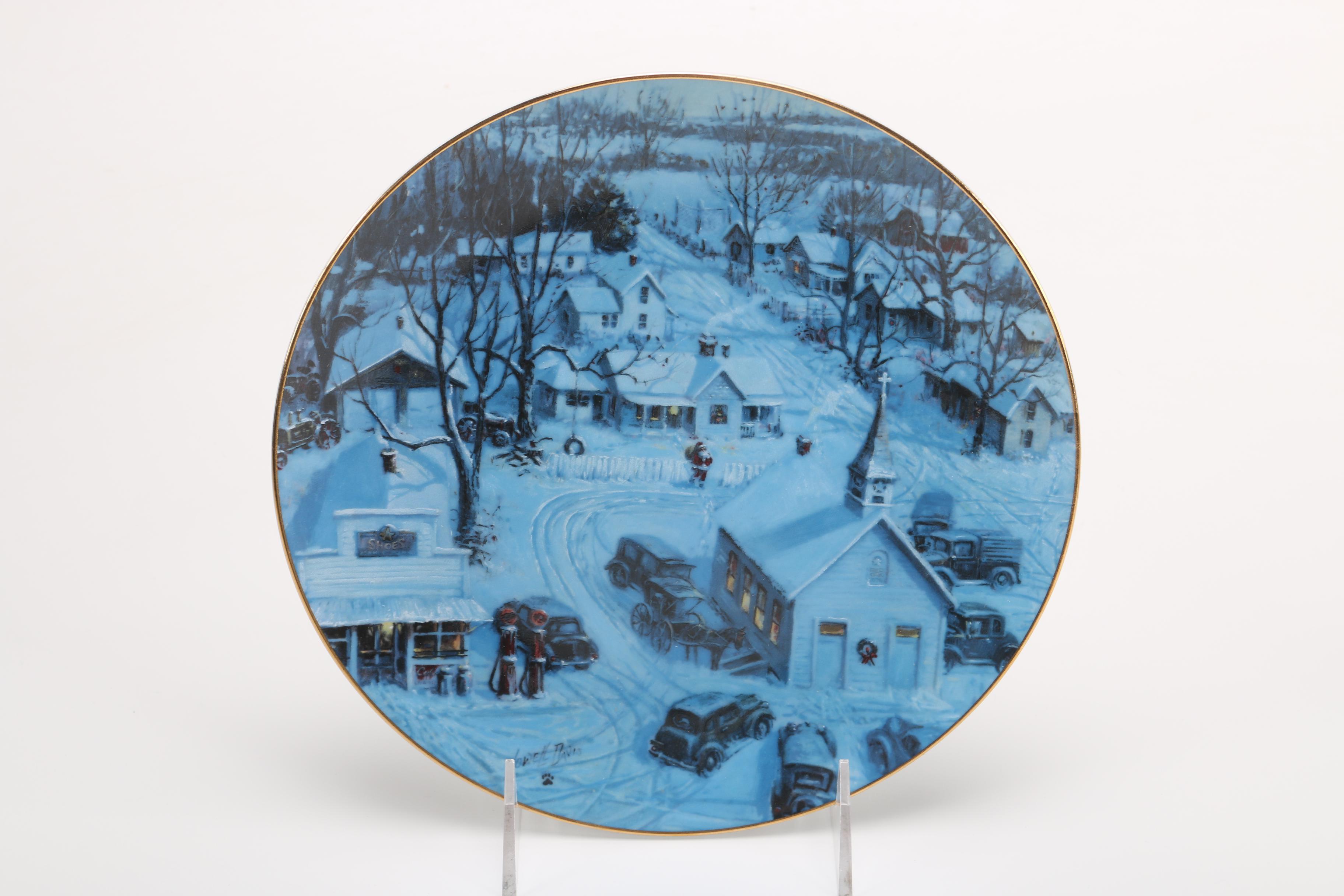 Lowell Davis Schmid "Country Christmas" Plates