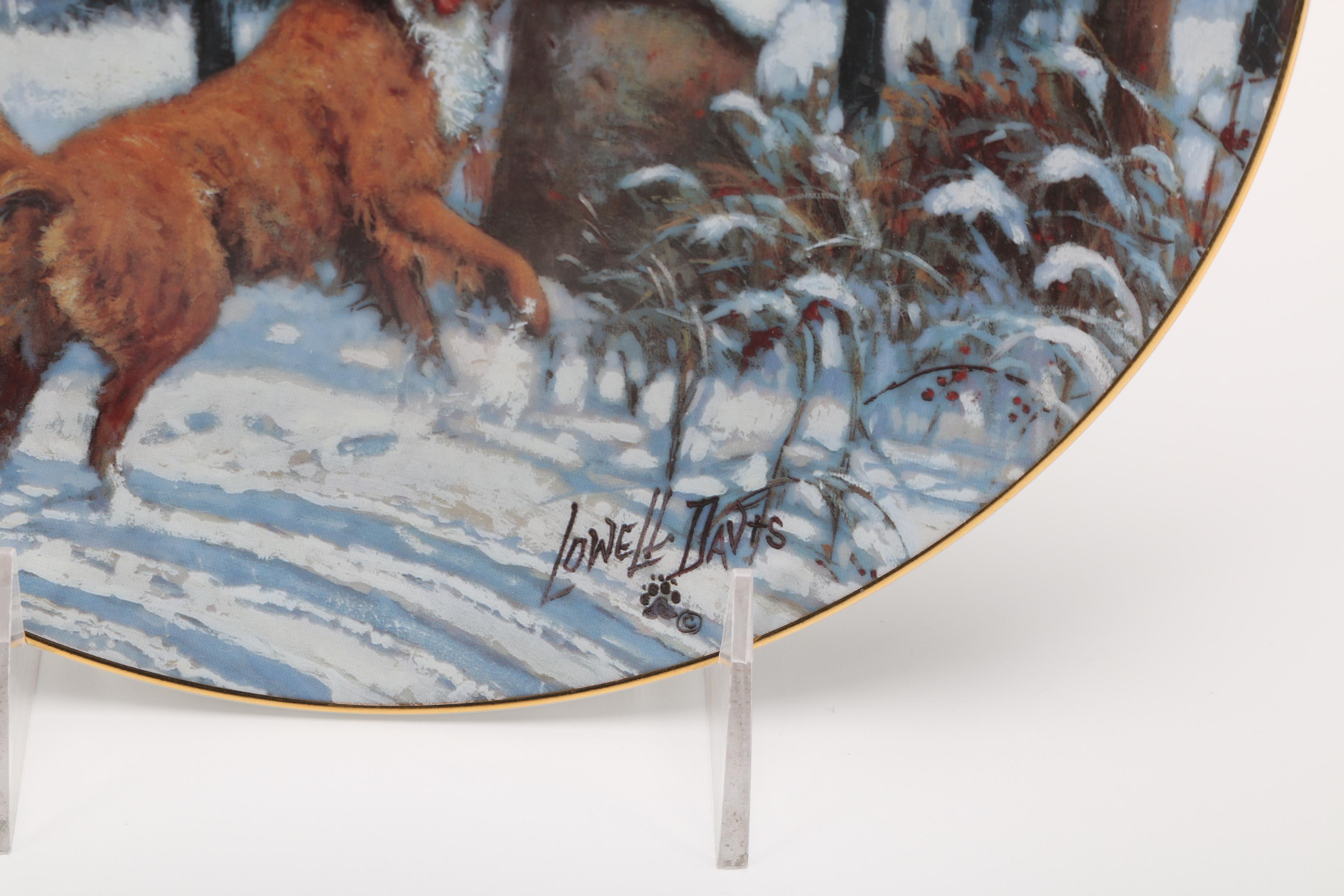 Lowell Davis Schmid "Country Christmas" Plates