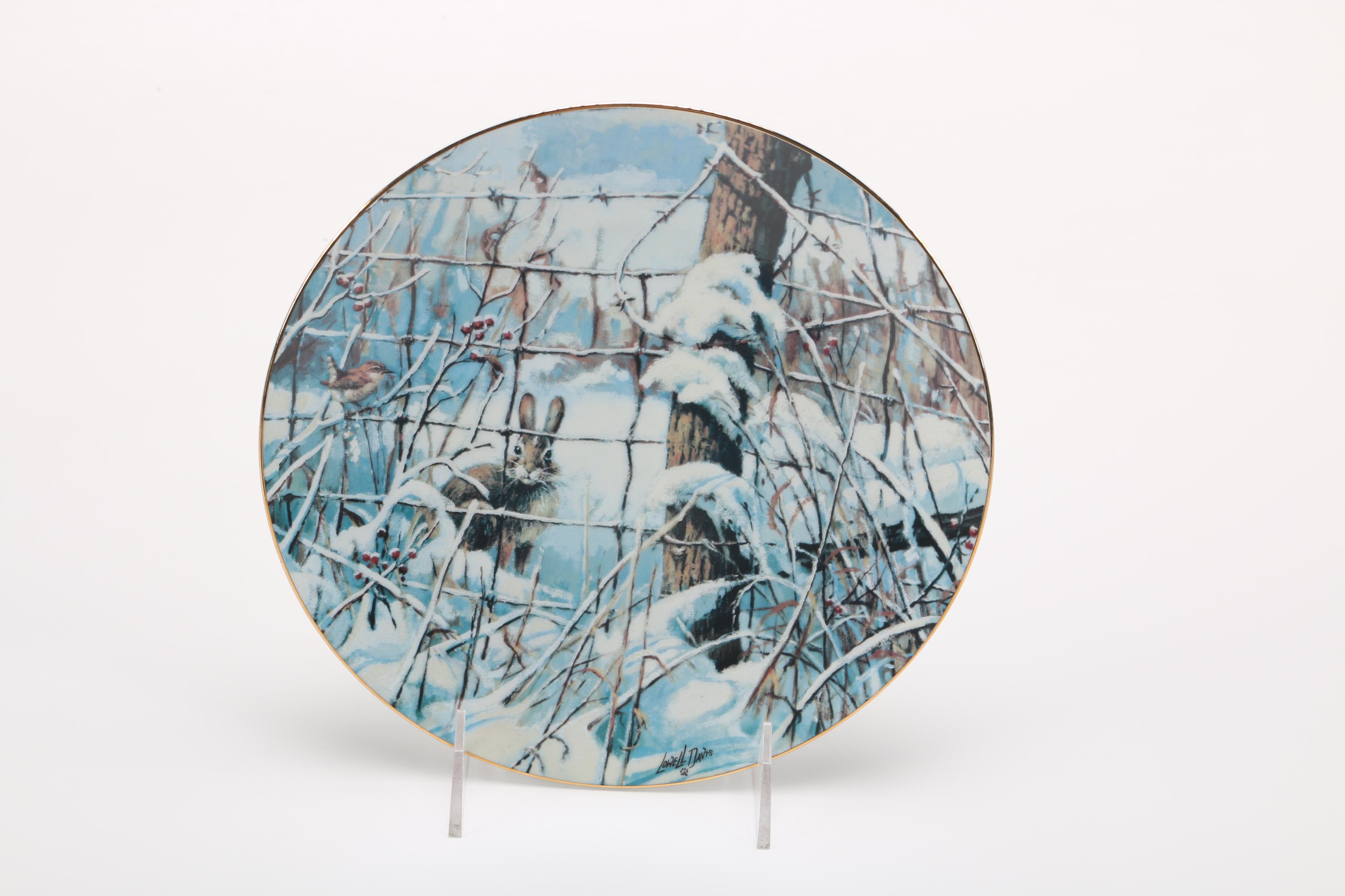 Lowell Davis Schmid "Country Christmas" Plates