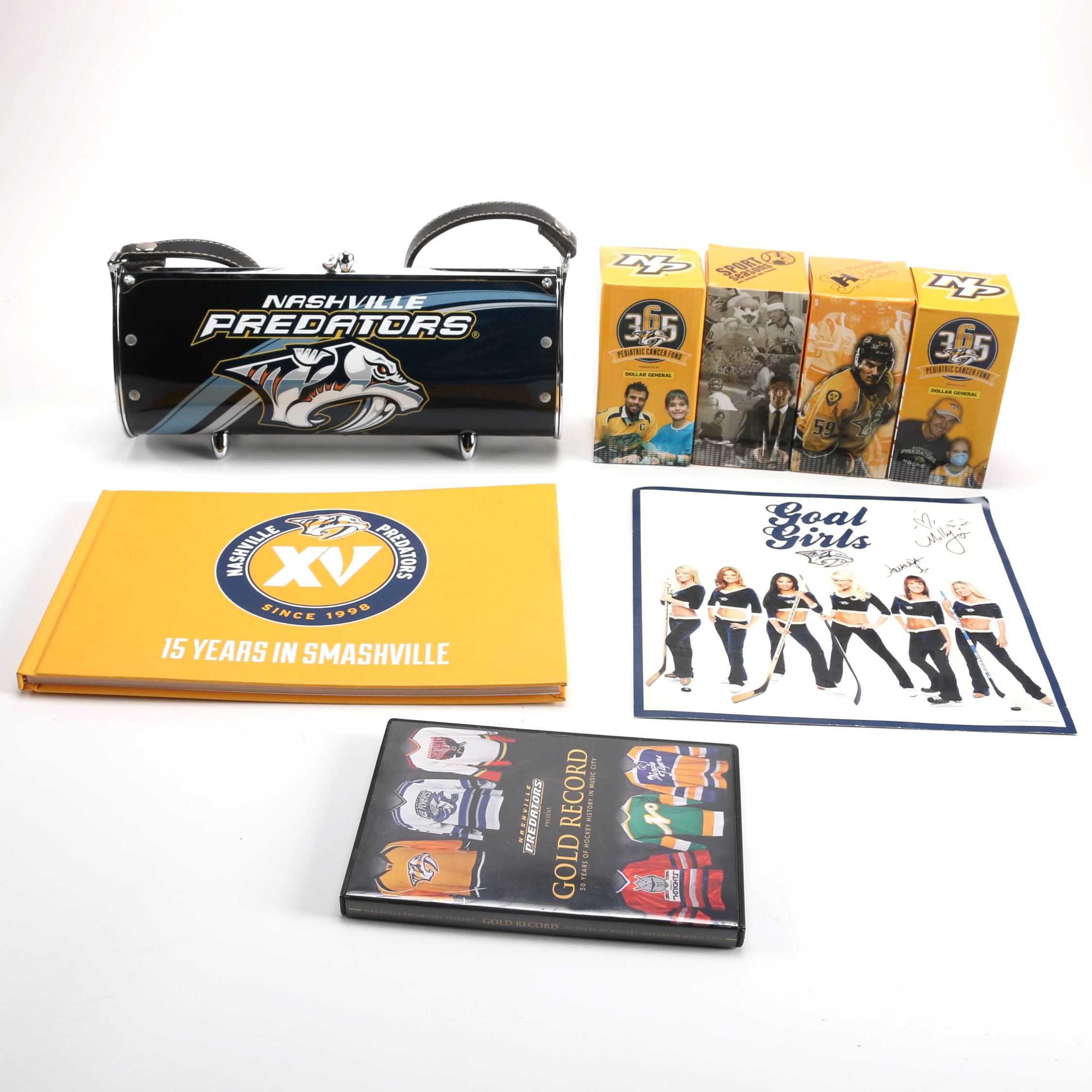 Collection of Nashville Predators Souvenirs