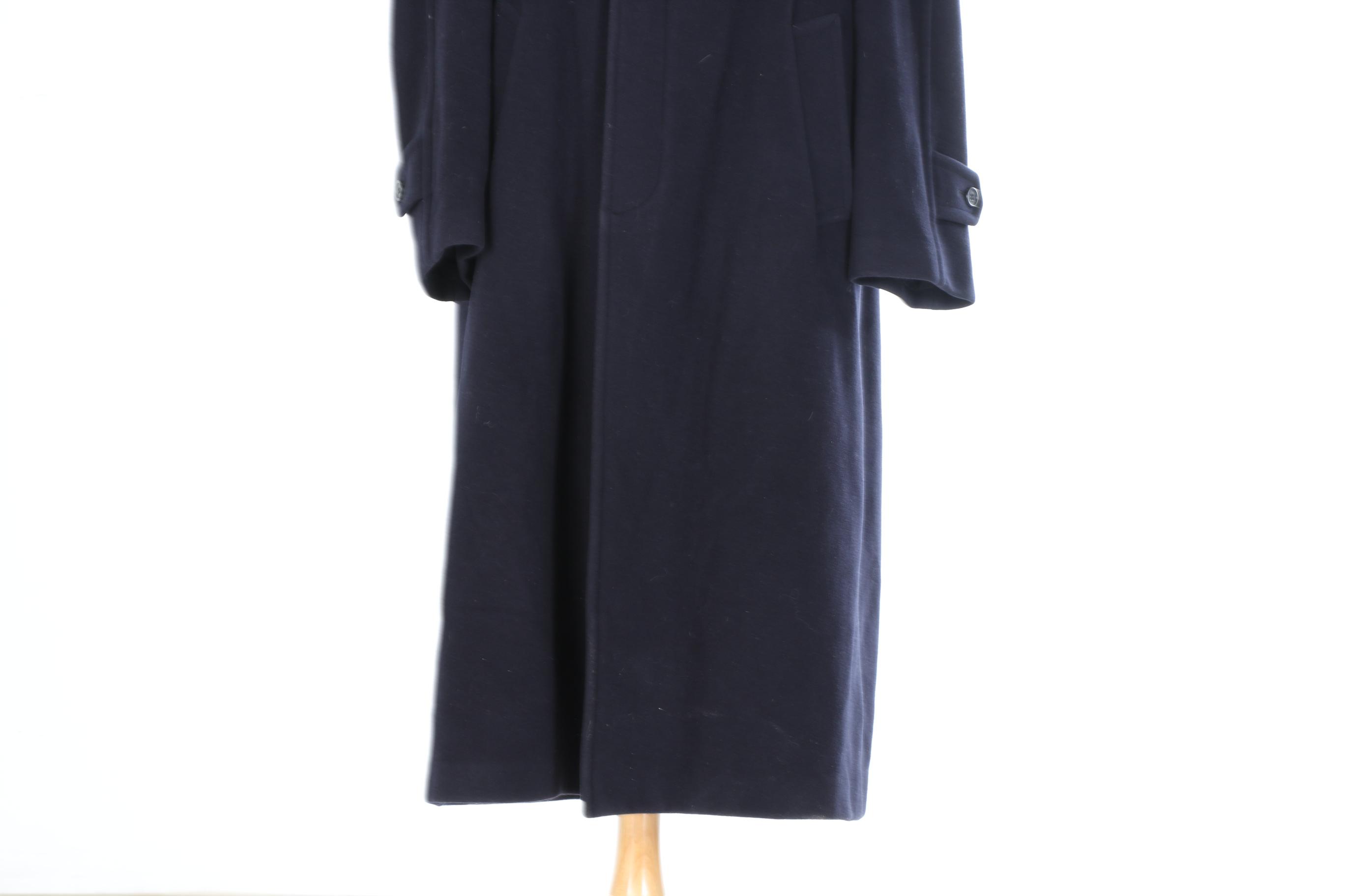 Brooks Brothers Navy Wool Coat