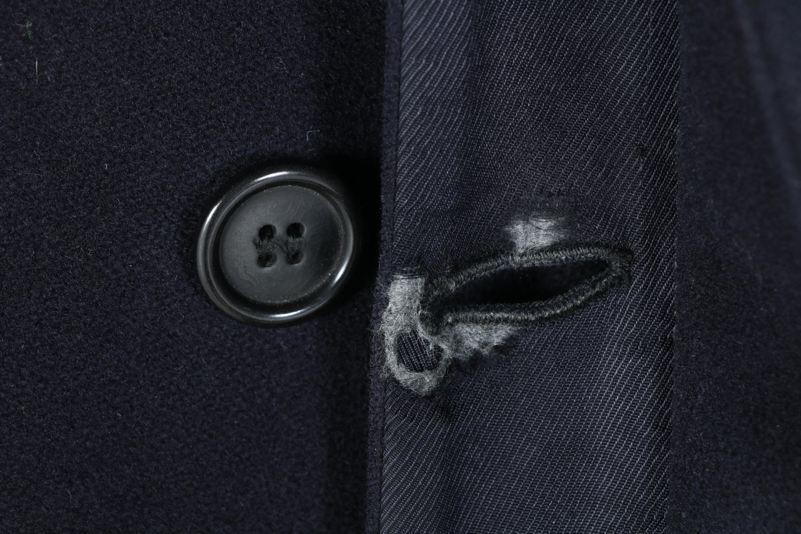 Brooks Brothers Navy Wool Coat