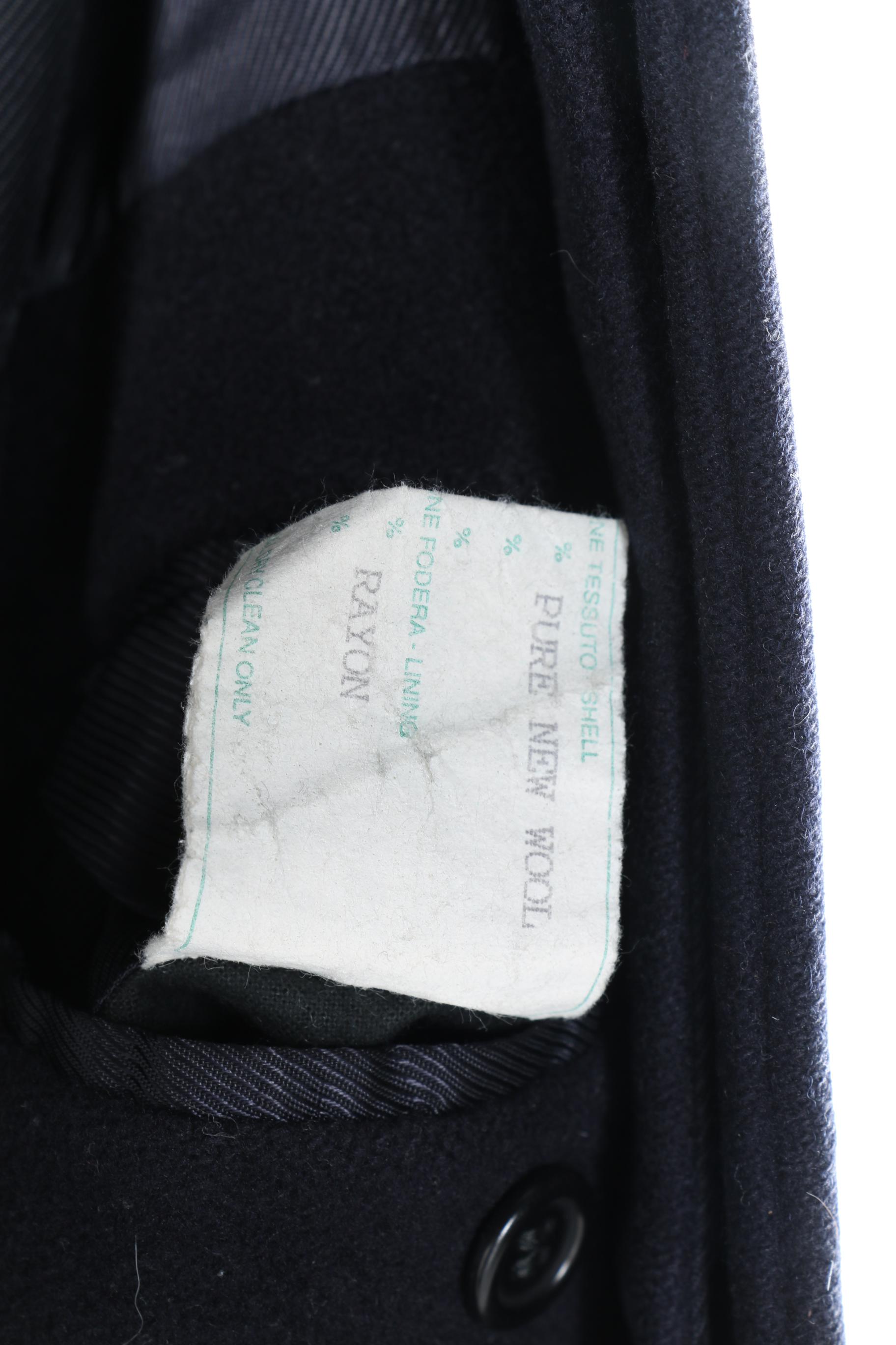 Brooks Brothers Navy Wool Coat