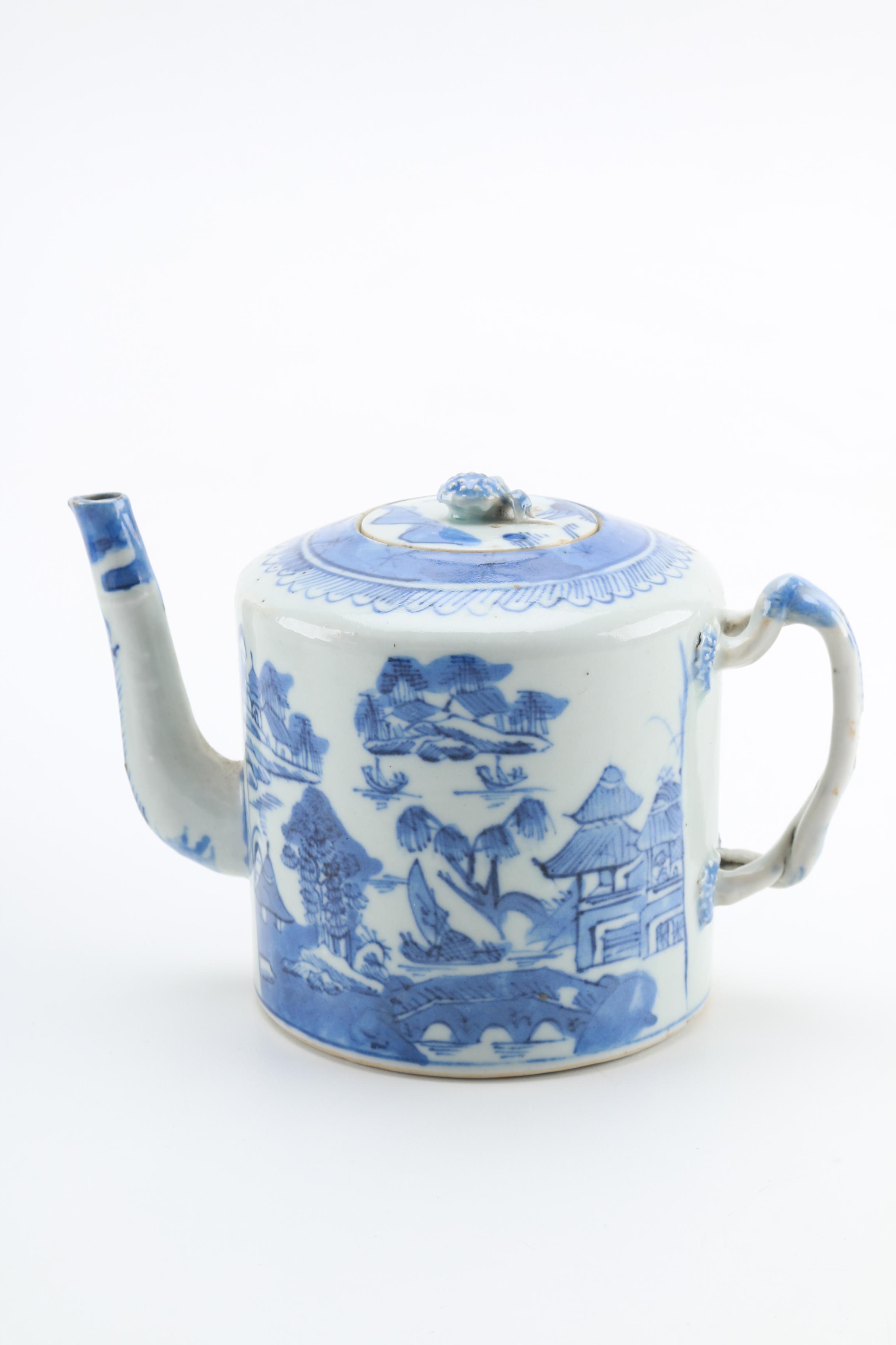 Chinese Ceramic Bowl and Teapot