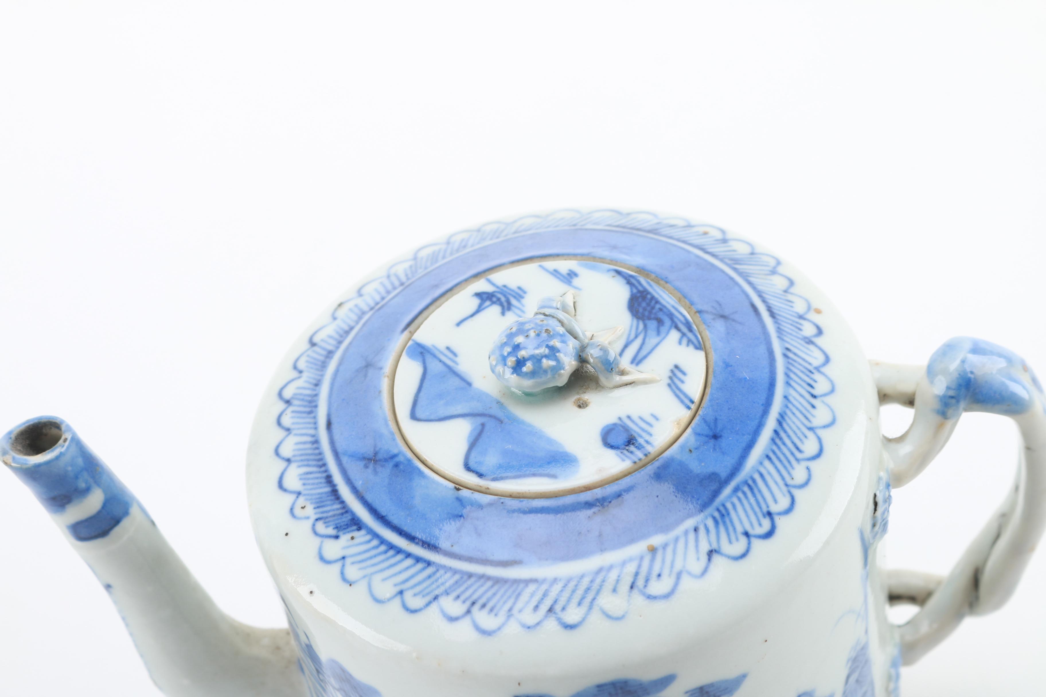 Chinese Ceramic Bowl and Teapot