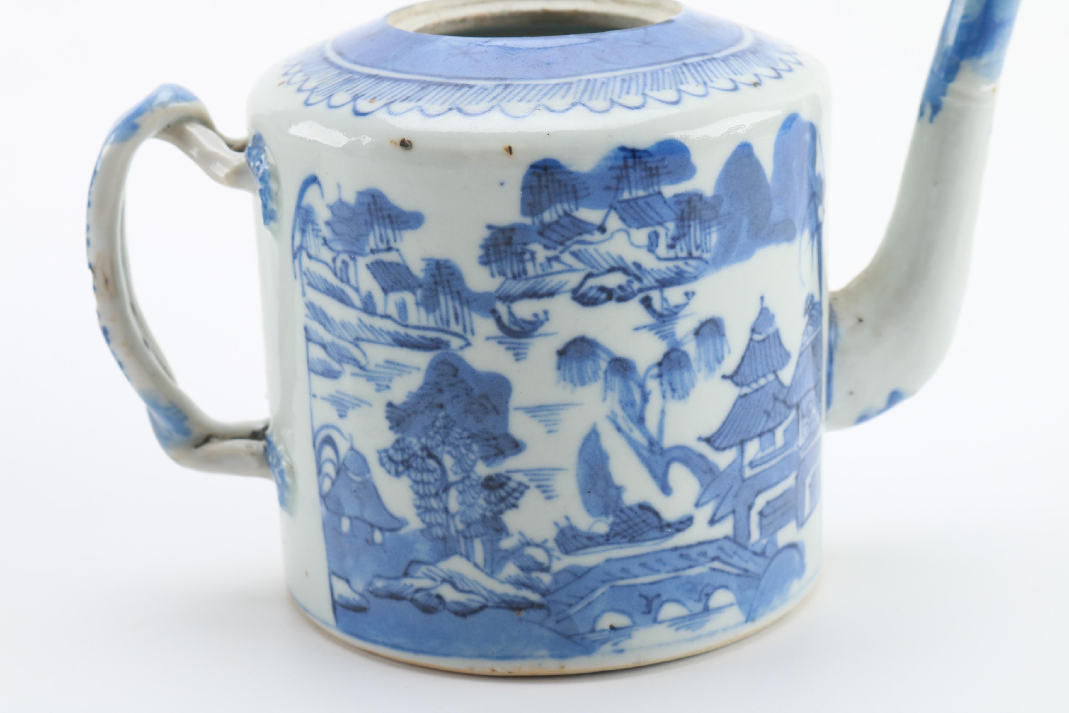 Chinese Ceramic Bowl and Teapot