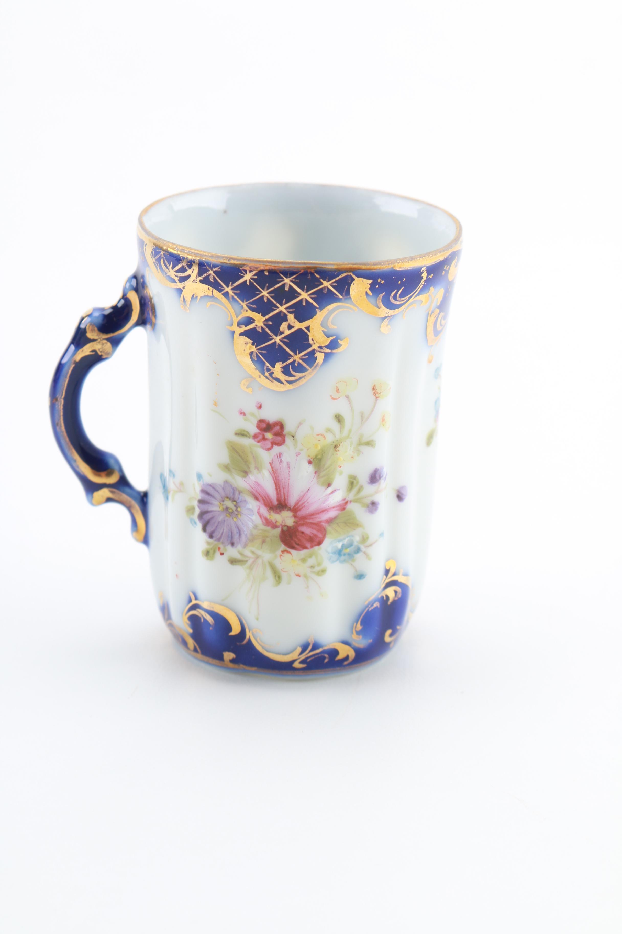 Japanese Meiji Period Imari Ware Bowl and Dowsie Coture Mug