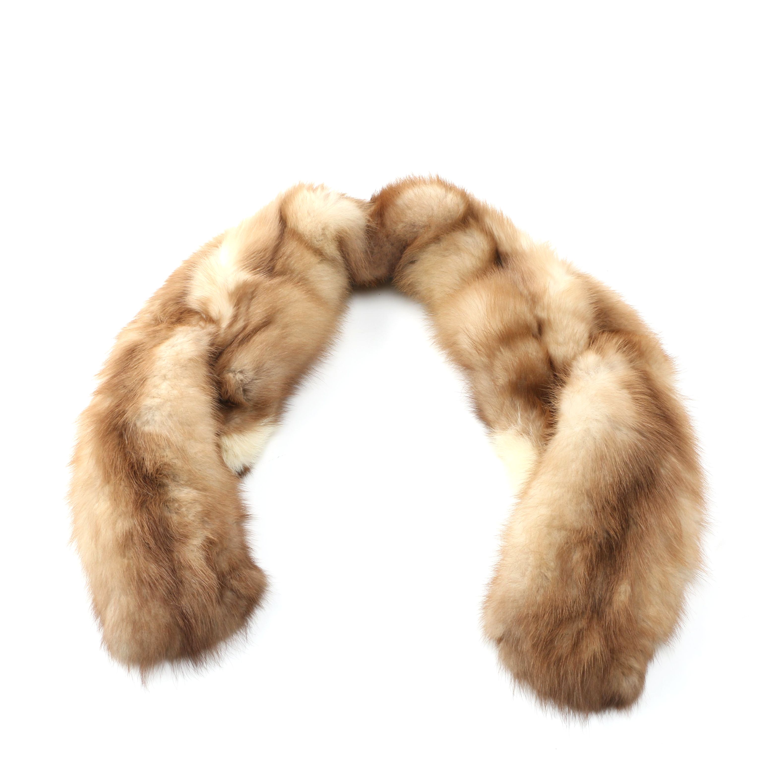 Stone Marten Fur Stole