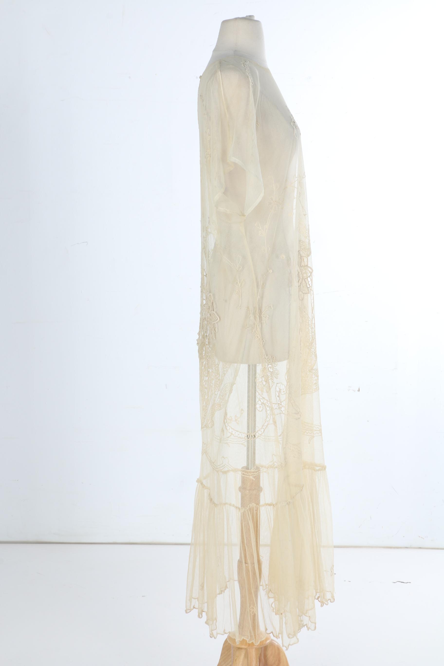 Vintage Sheer Floral Wedding Slip