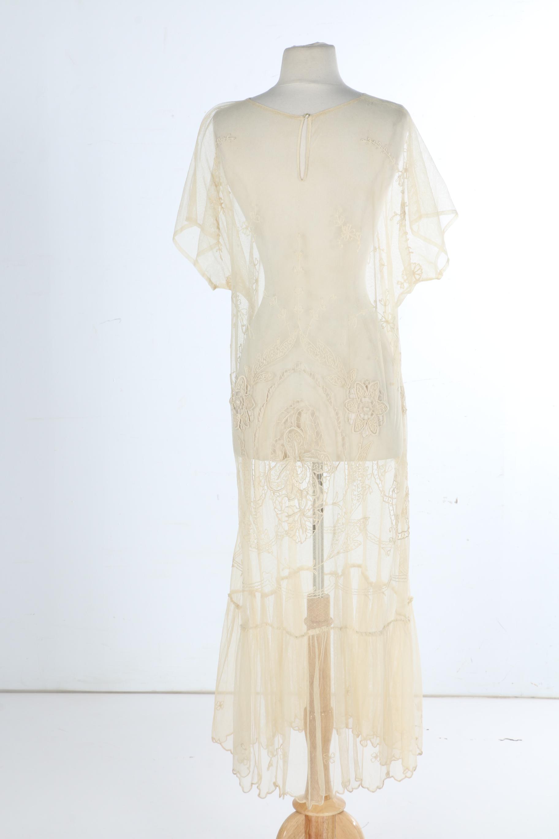 Vintage Sheer Floral Wedding Slip