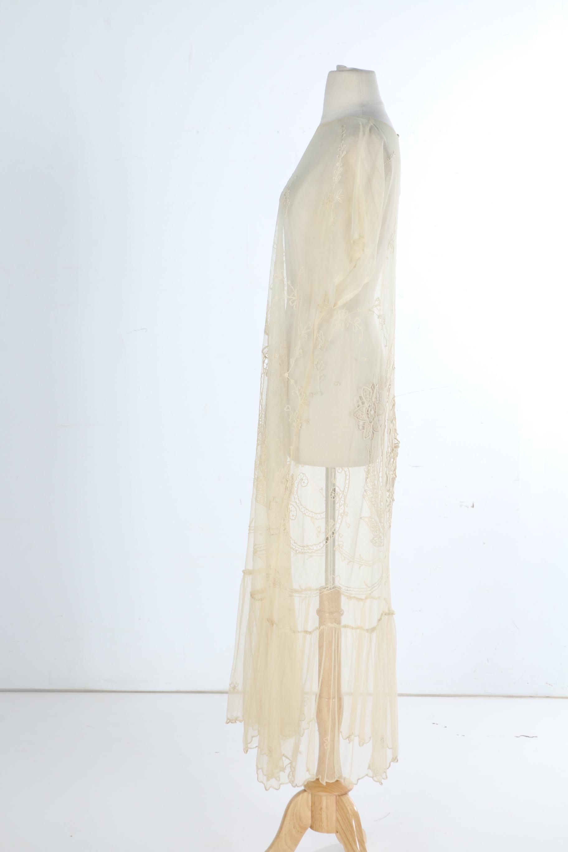 Vintage Sheer Floral Wedding Slip