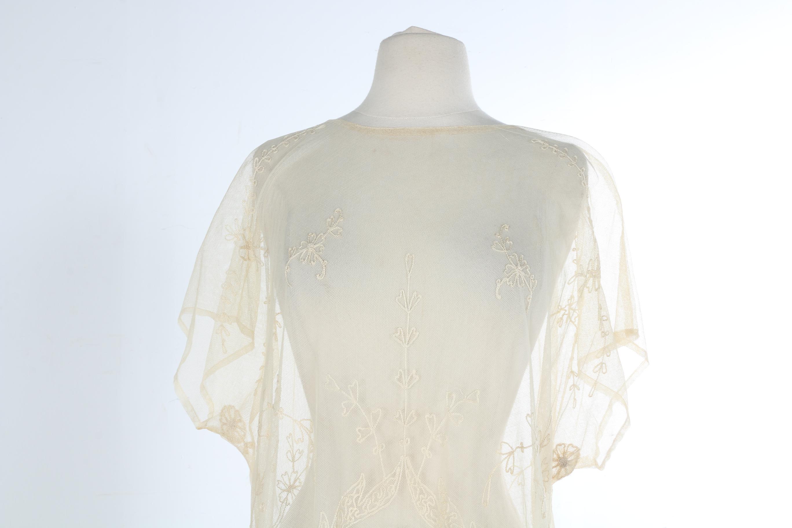 Vintage Sheer Floral Wedding Slip
