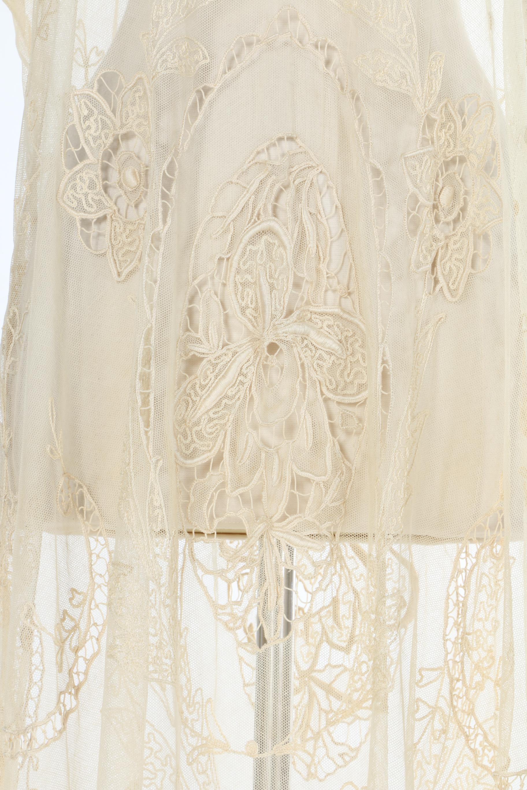 Vintage Sheer Floral Wedding Slip