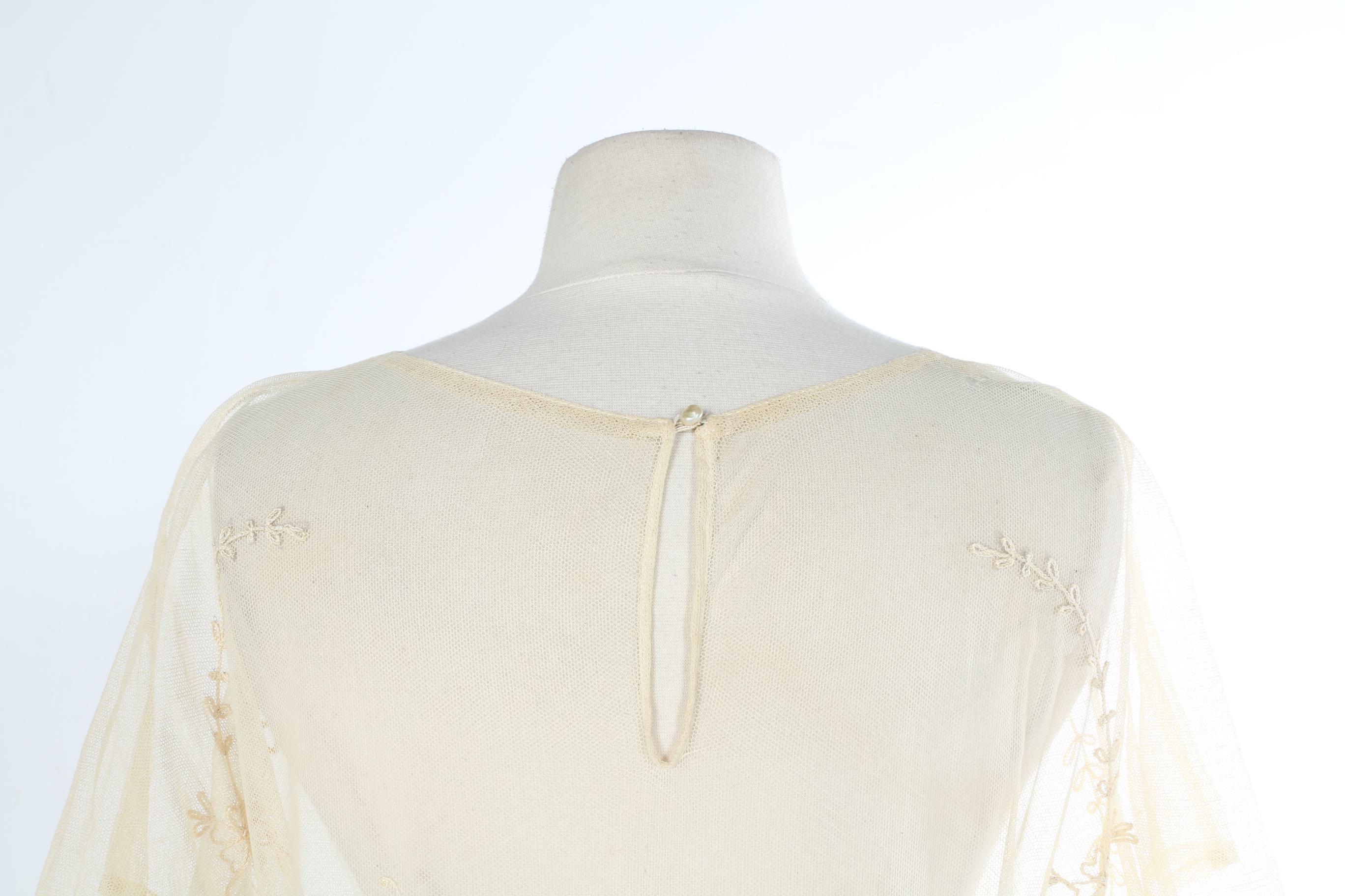 Vintage Sheer Floral Wedding Slip