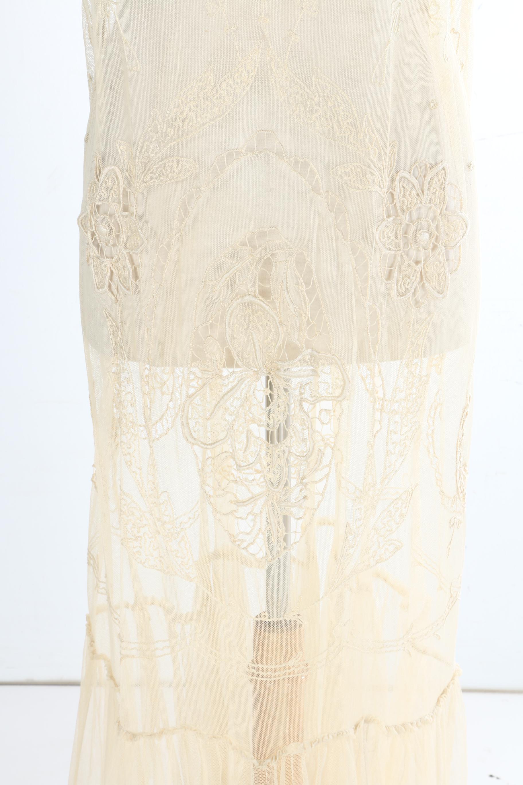 Vintage Sheer Floral Wedding Slip