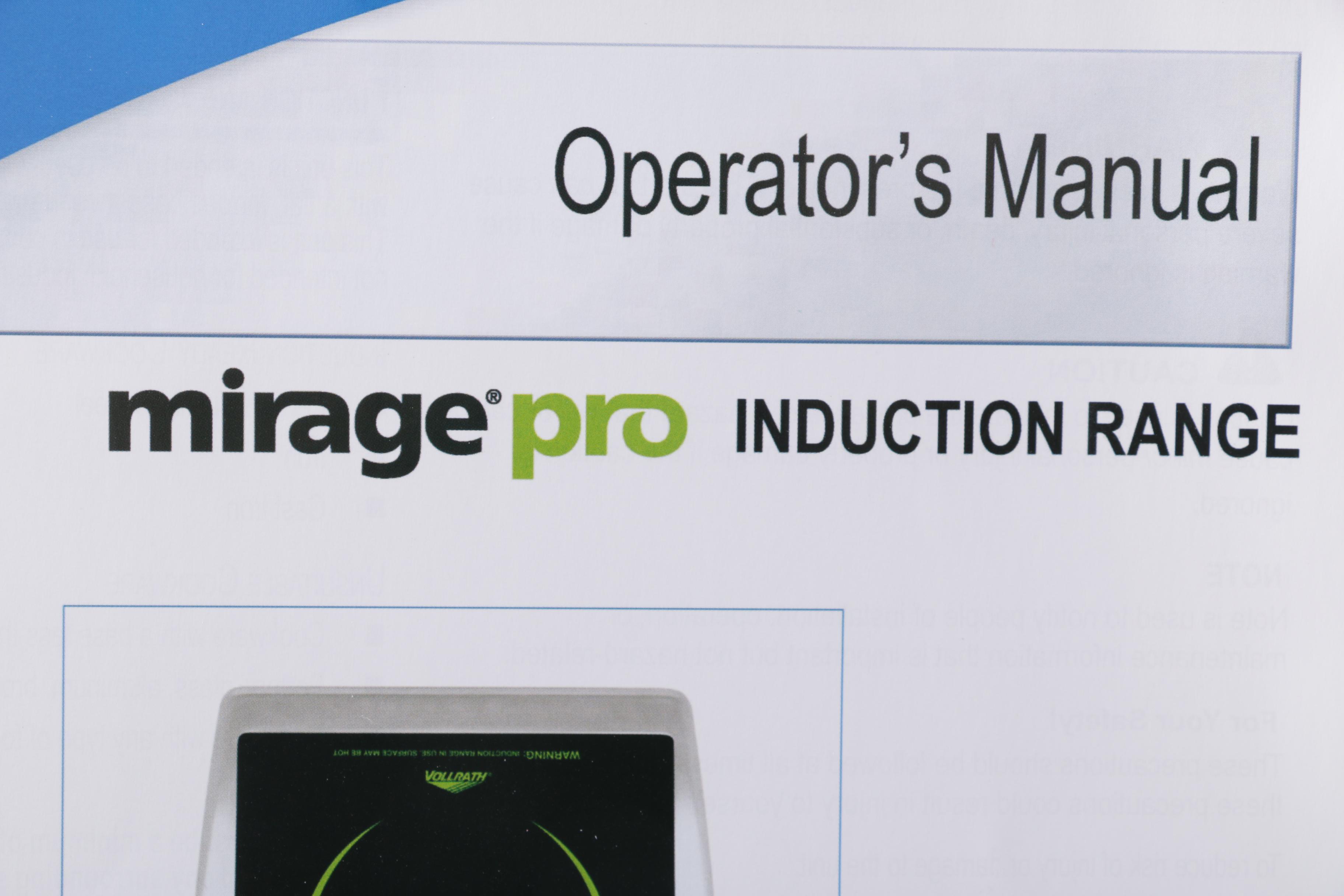 Mirage Pro Induction Range