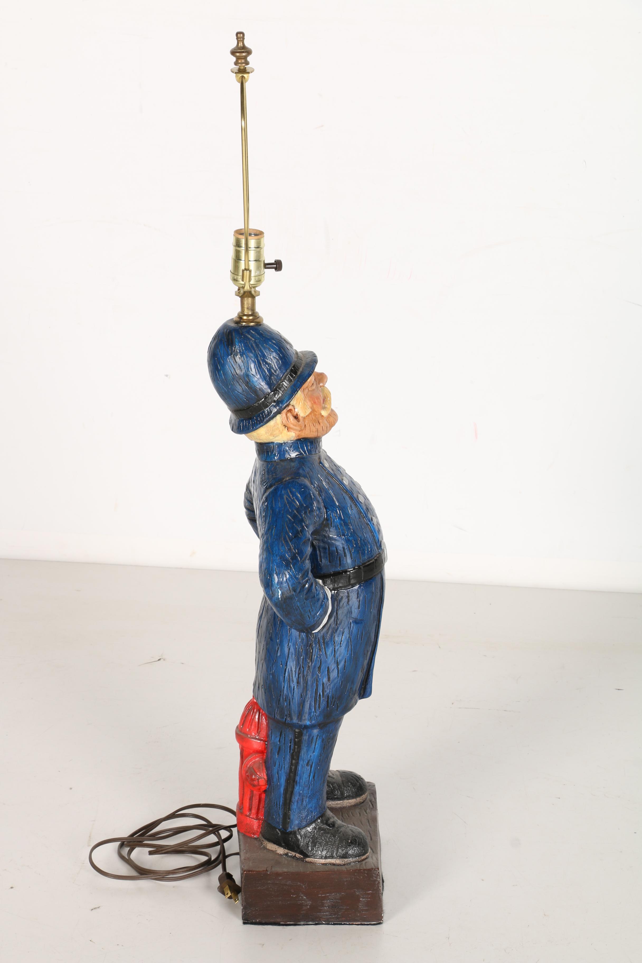 Policeman Figural Table Lamp