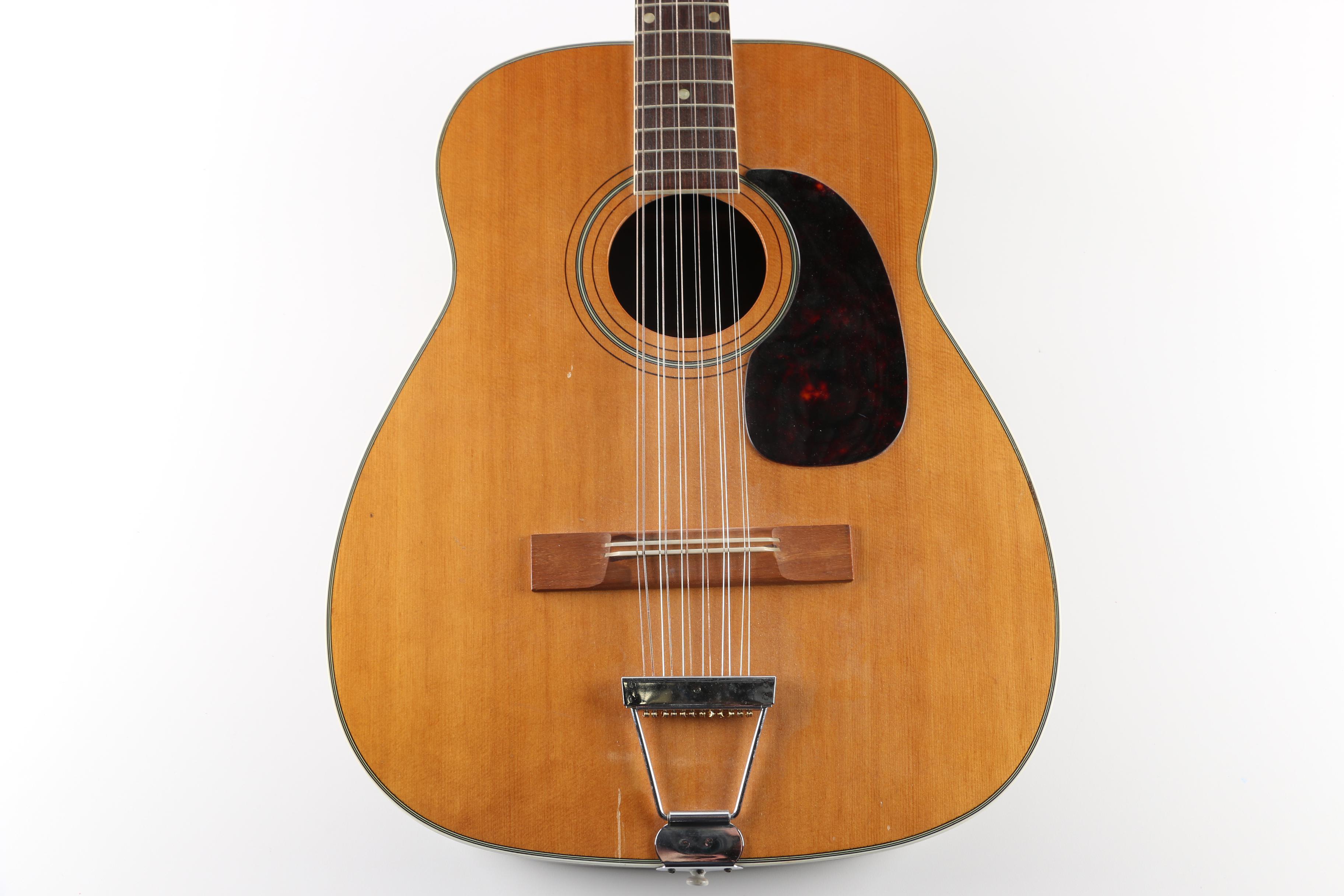 Vintage Harmony Sovereign 12-String Jumbo Acoustic Guitar