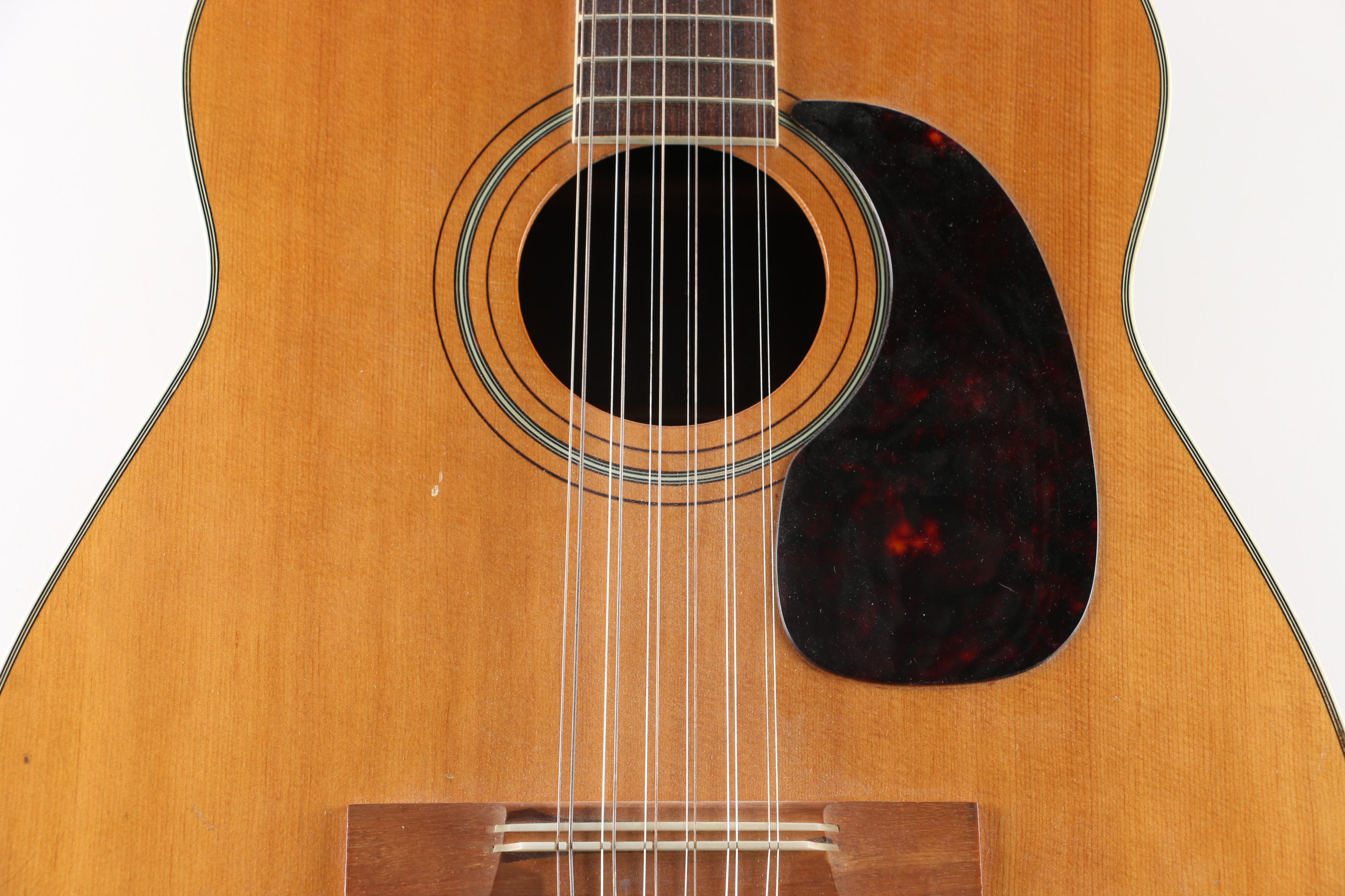 Vintage Harmony Sovereign 12-String Jumbo Acoustic Guitar