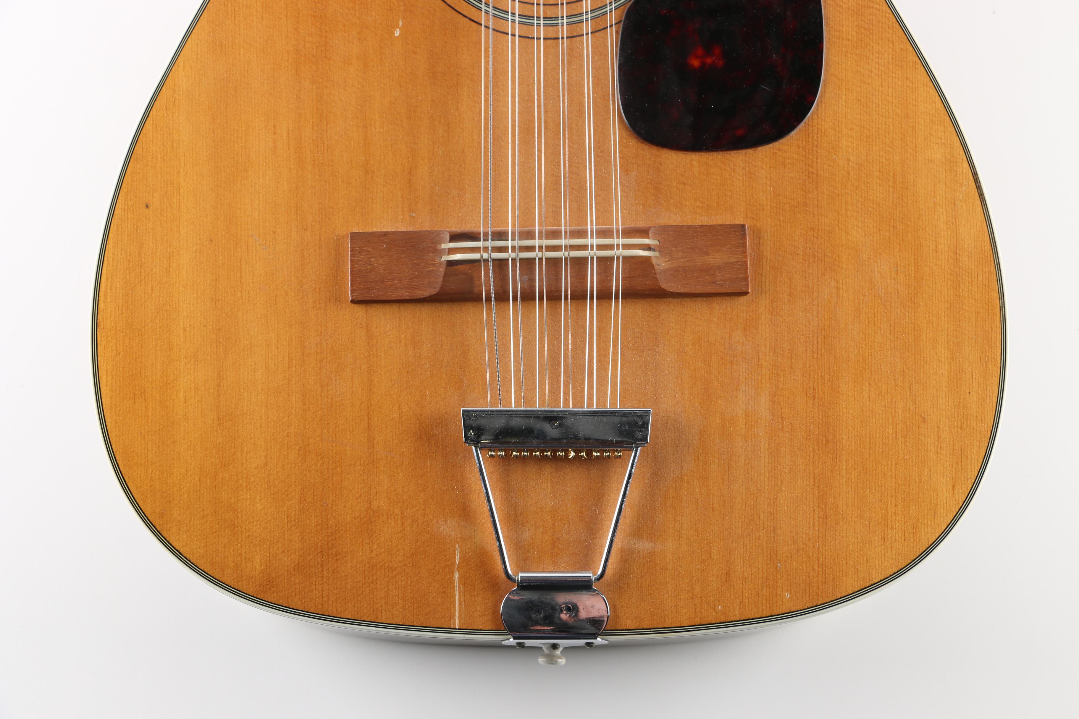 Vintage Harmony Sovereign 12-String Jumbo Acoustic Guitar