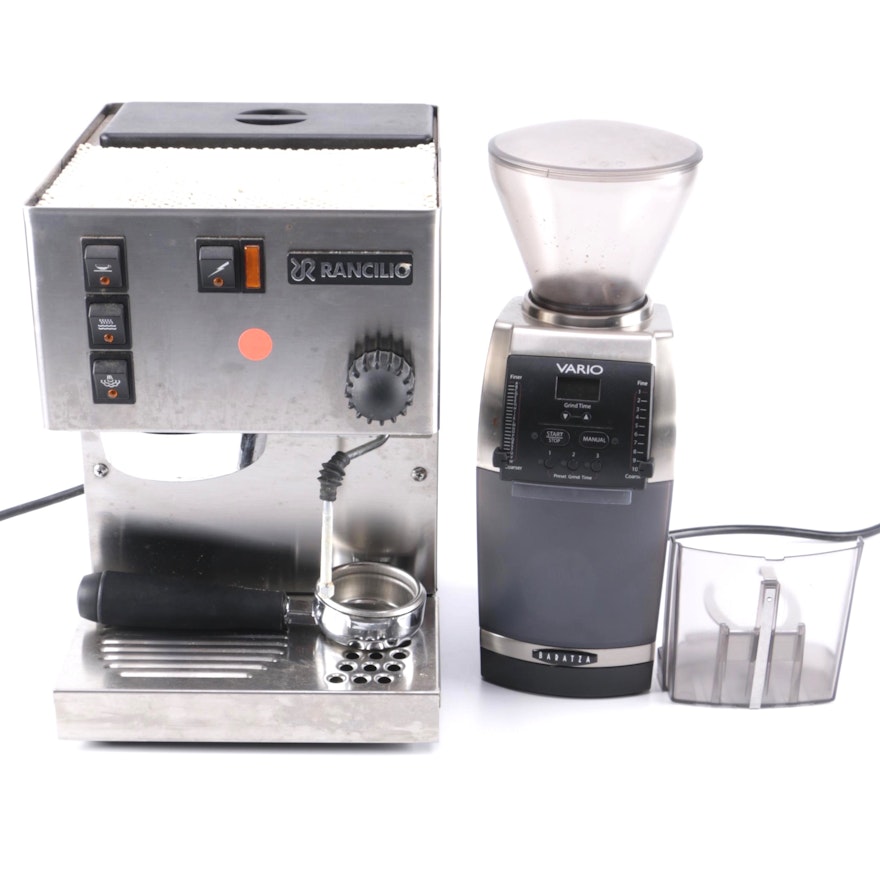 Rancilio Silvia Espresso Machine and Baratza Vario Grinder