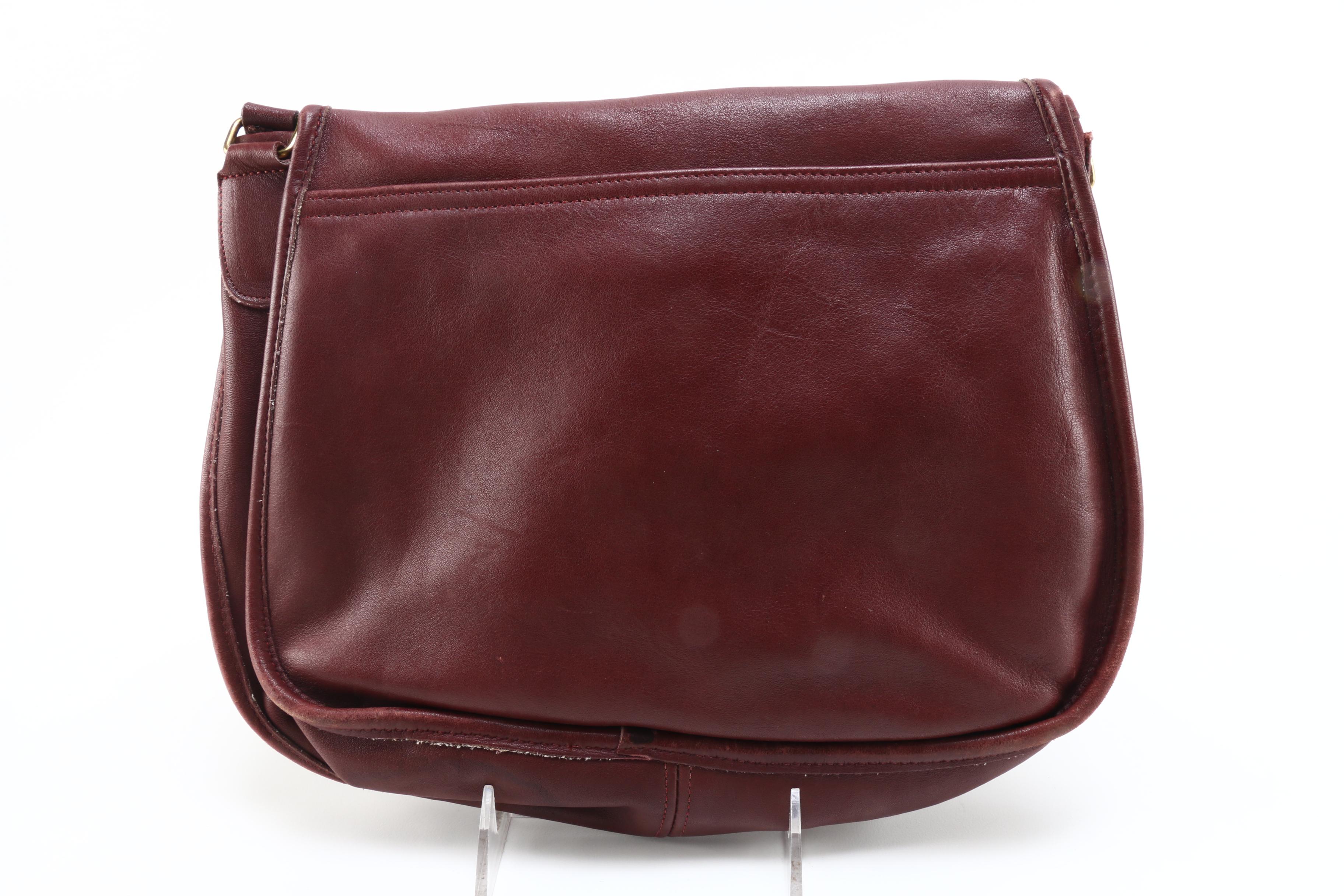 Circa 1972 Coach Saddle Bag