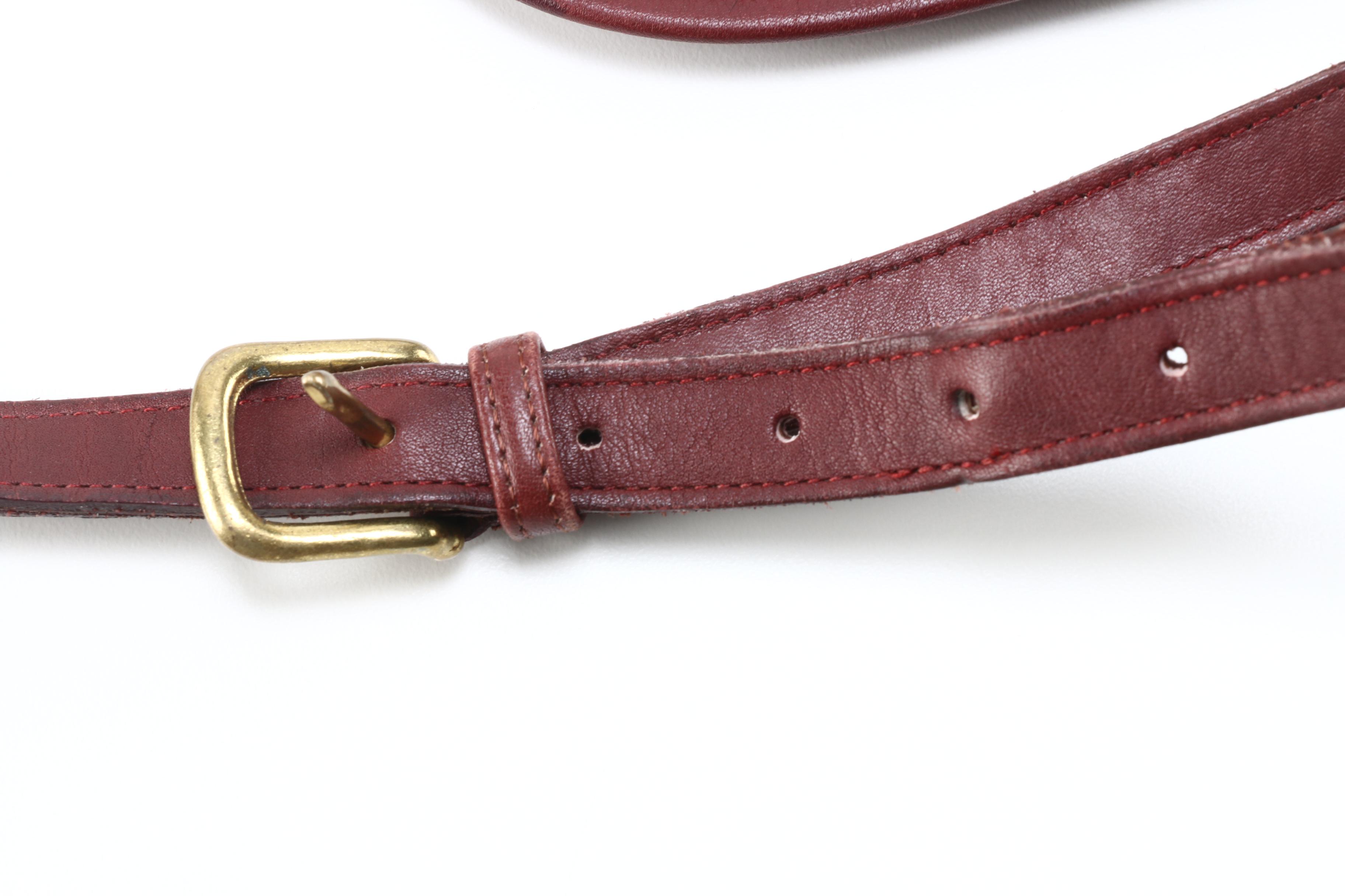 Circa 1972 Coach Saddle Bag