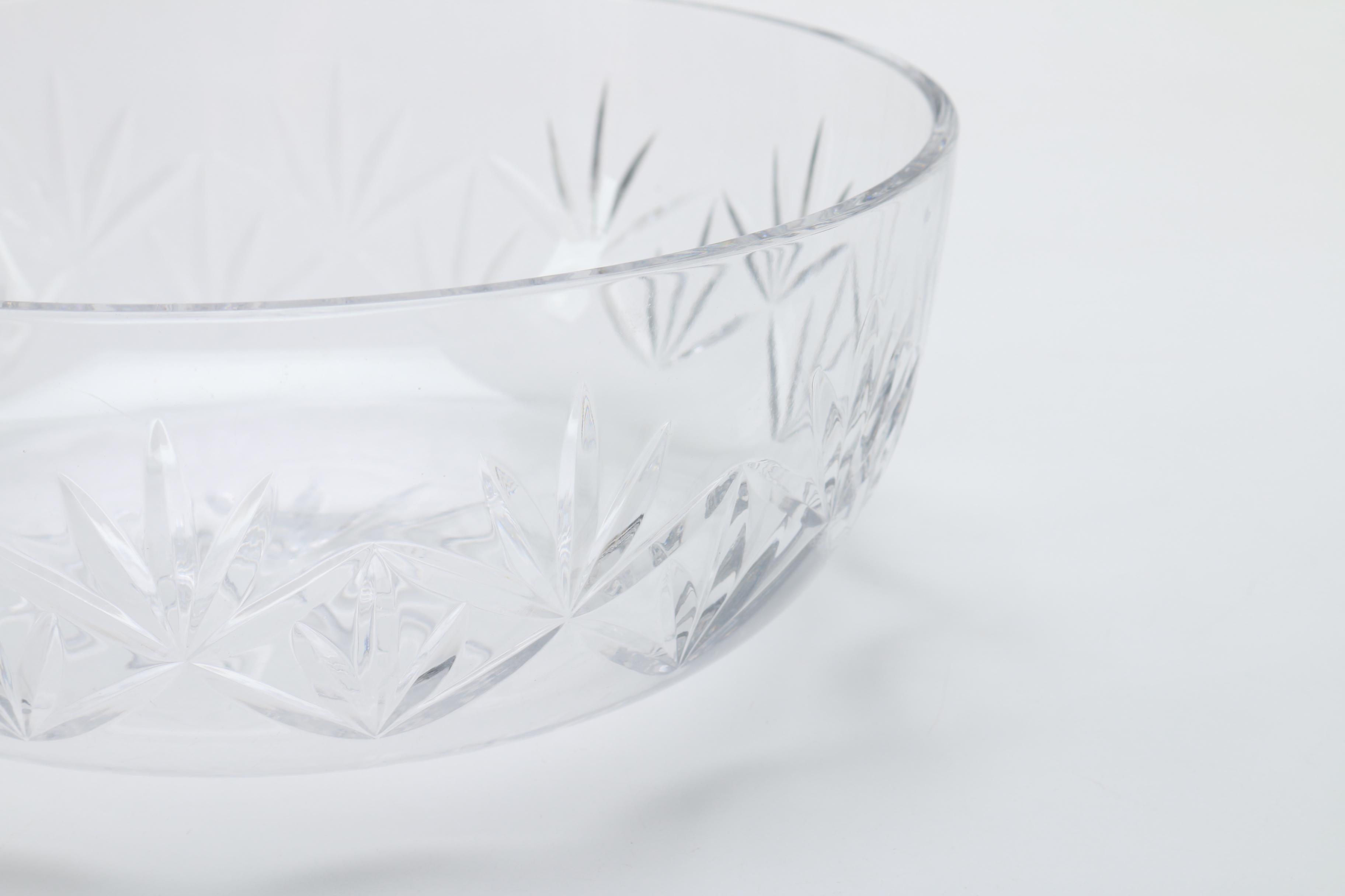 Crystal Serving Bowl