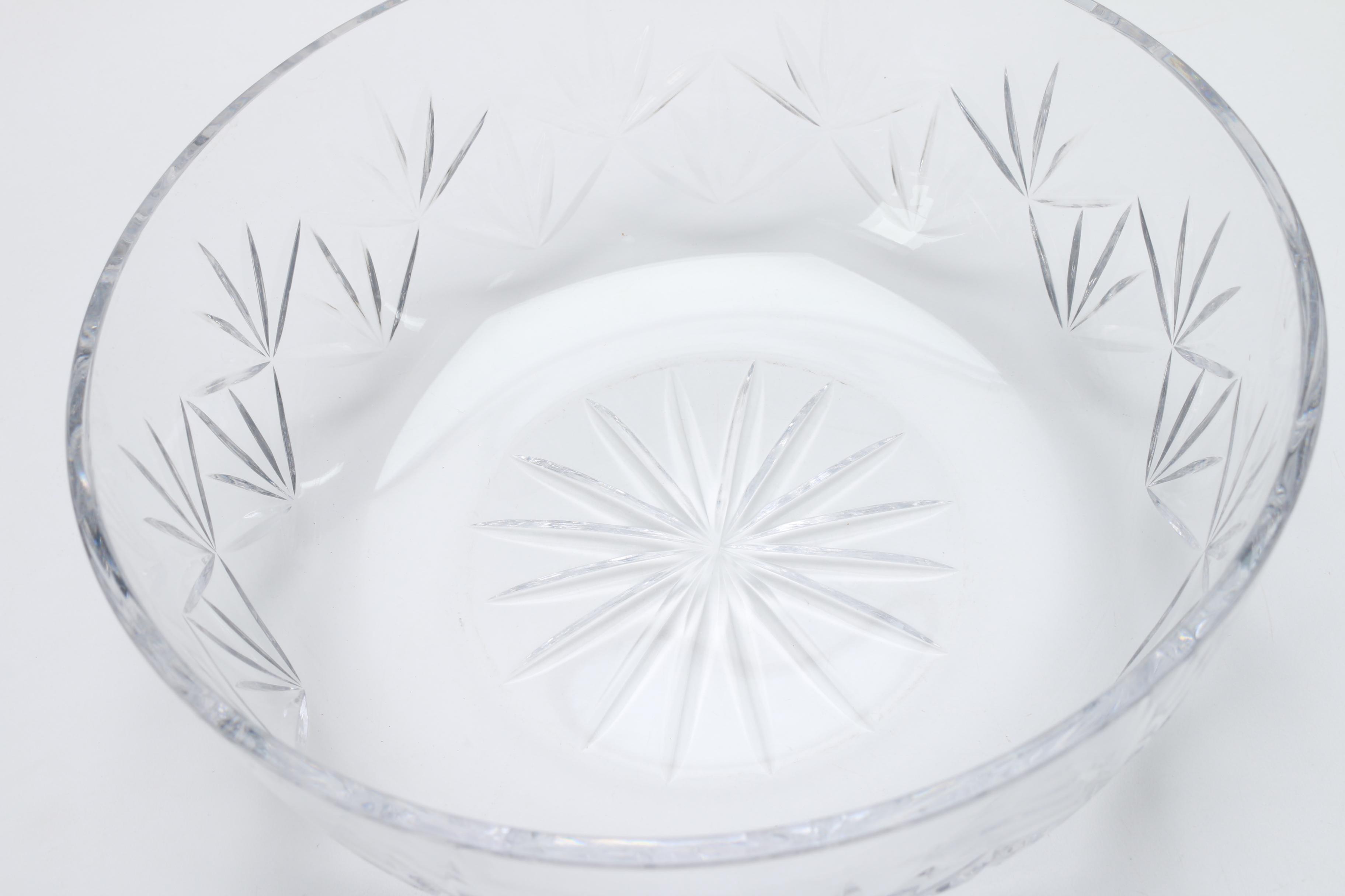 Crystal Serving Bowl