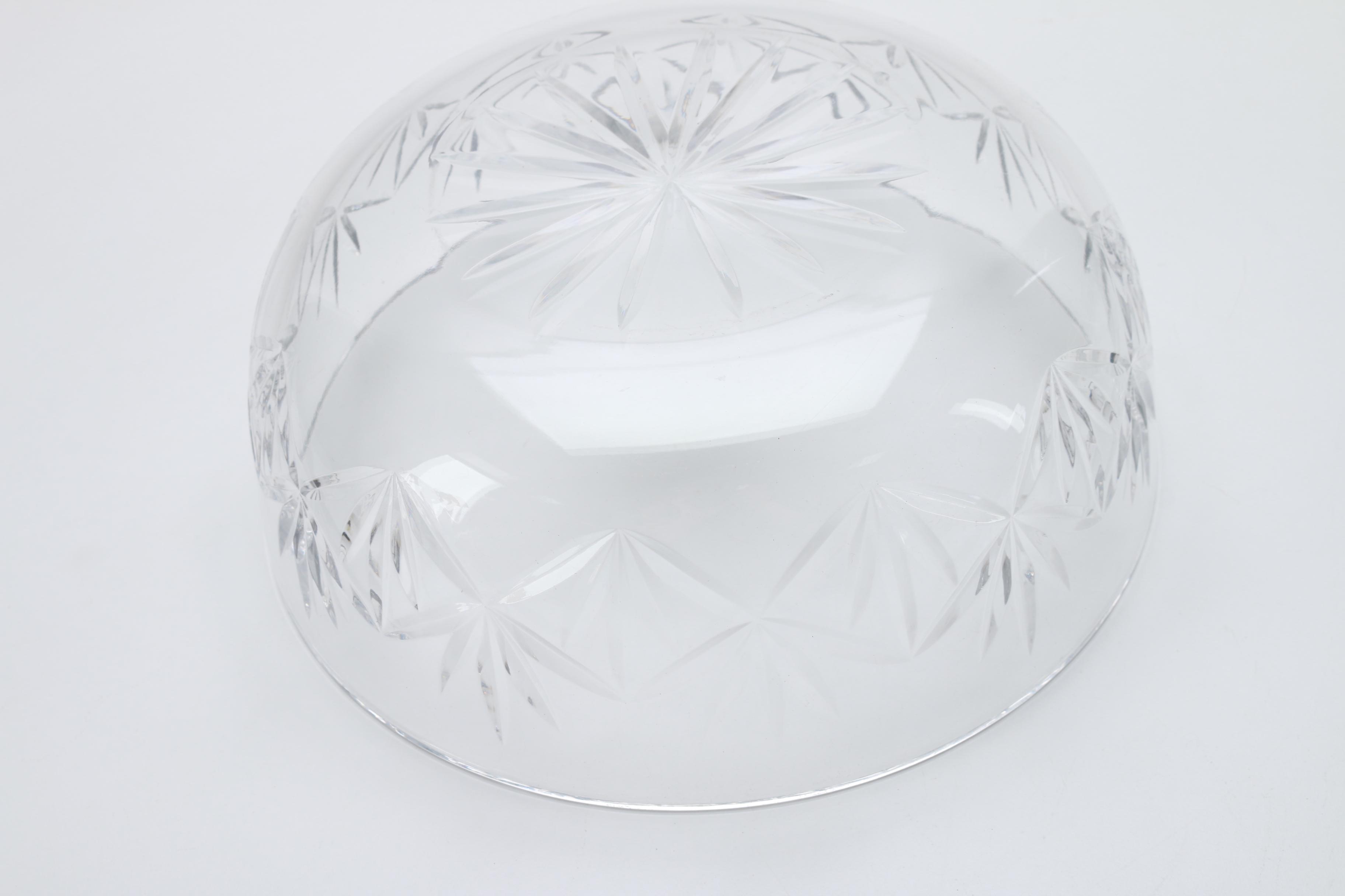 Crystal Serving Bowl