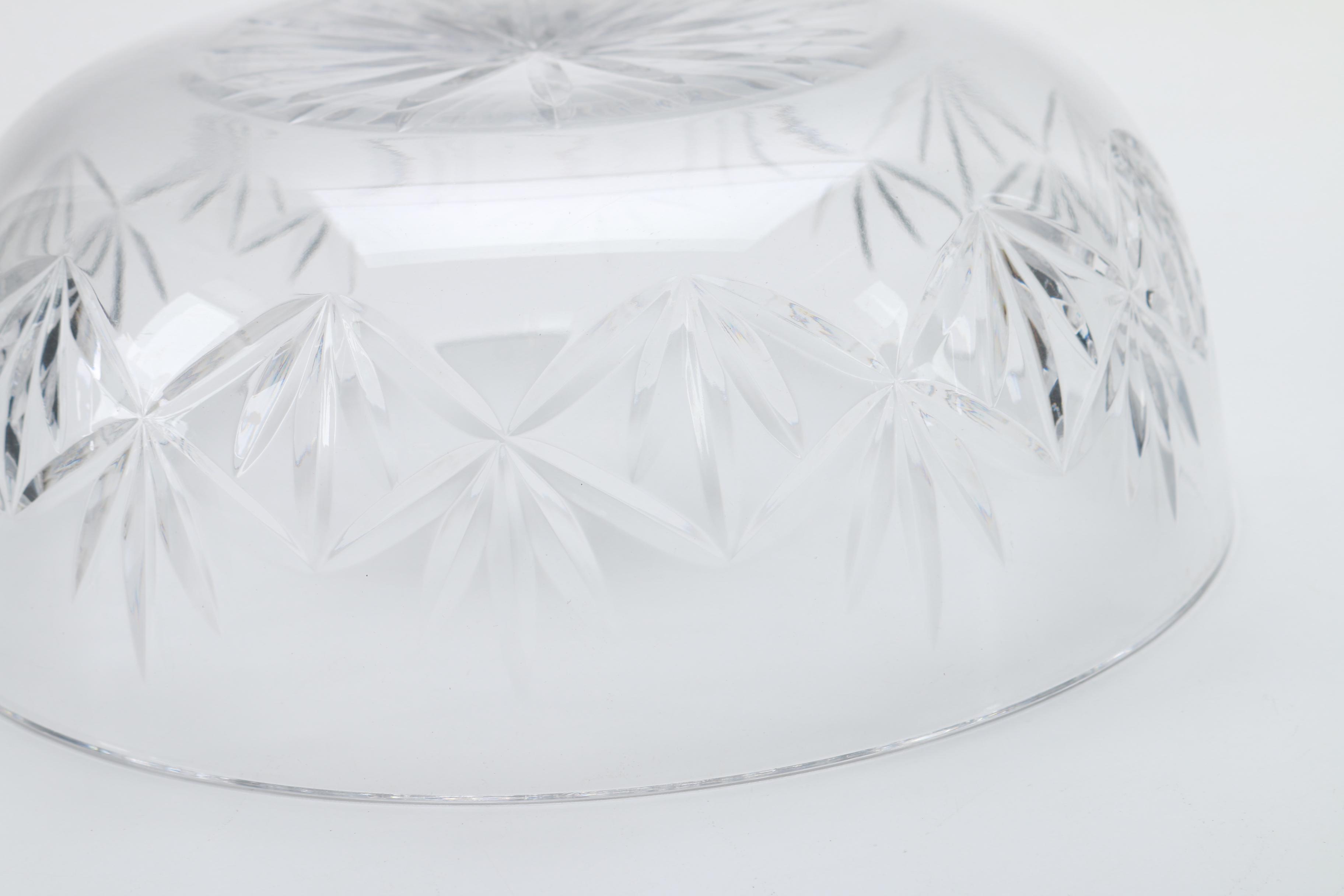 Crystal Serving Bowl