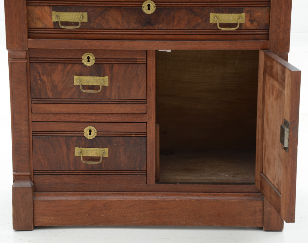 Antique Marble Top Washstand with Mirror