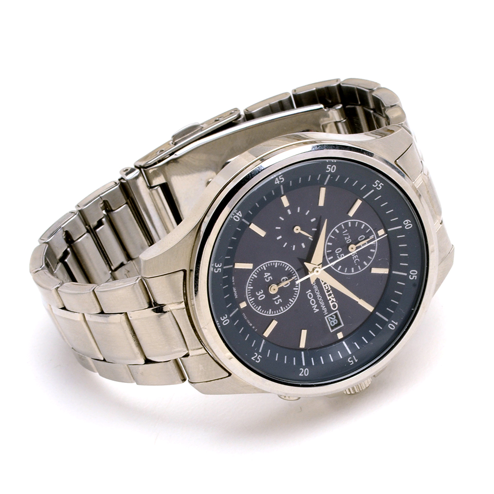 Seiko Chronograph 100M Stainless Steel Watch