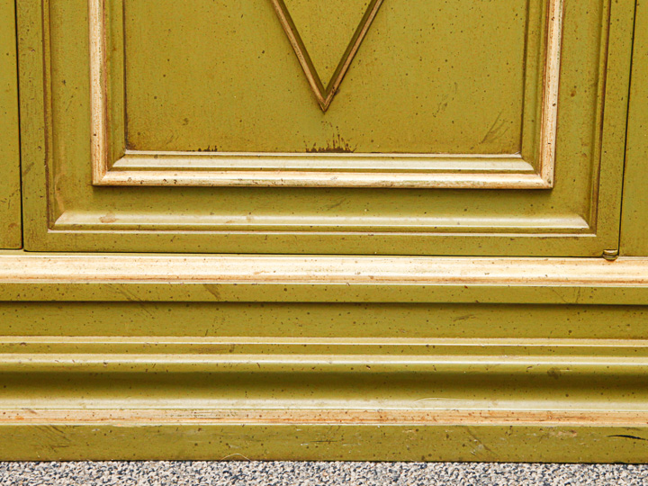 Vintage Diamond Paneled Buffet