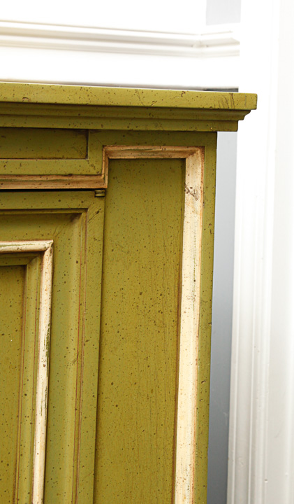 Vintage Diamond Paneled Buffet