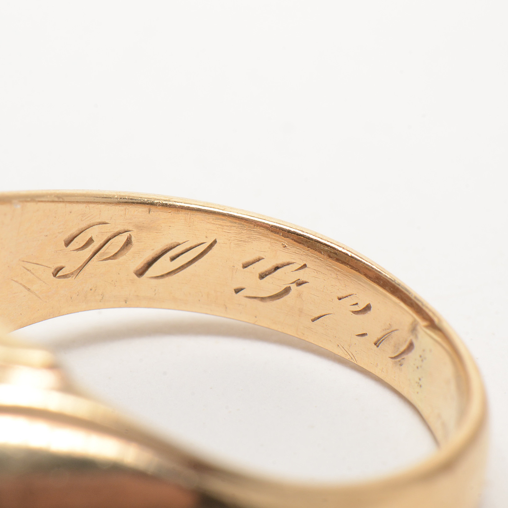 Men's 14K Yellow Gold Diamond Ring