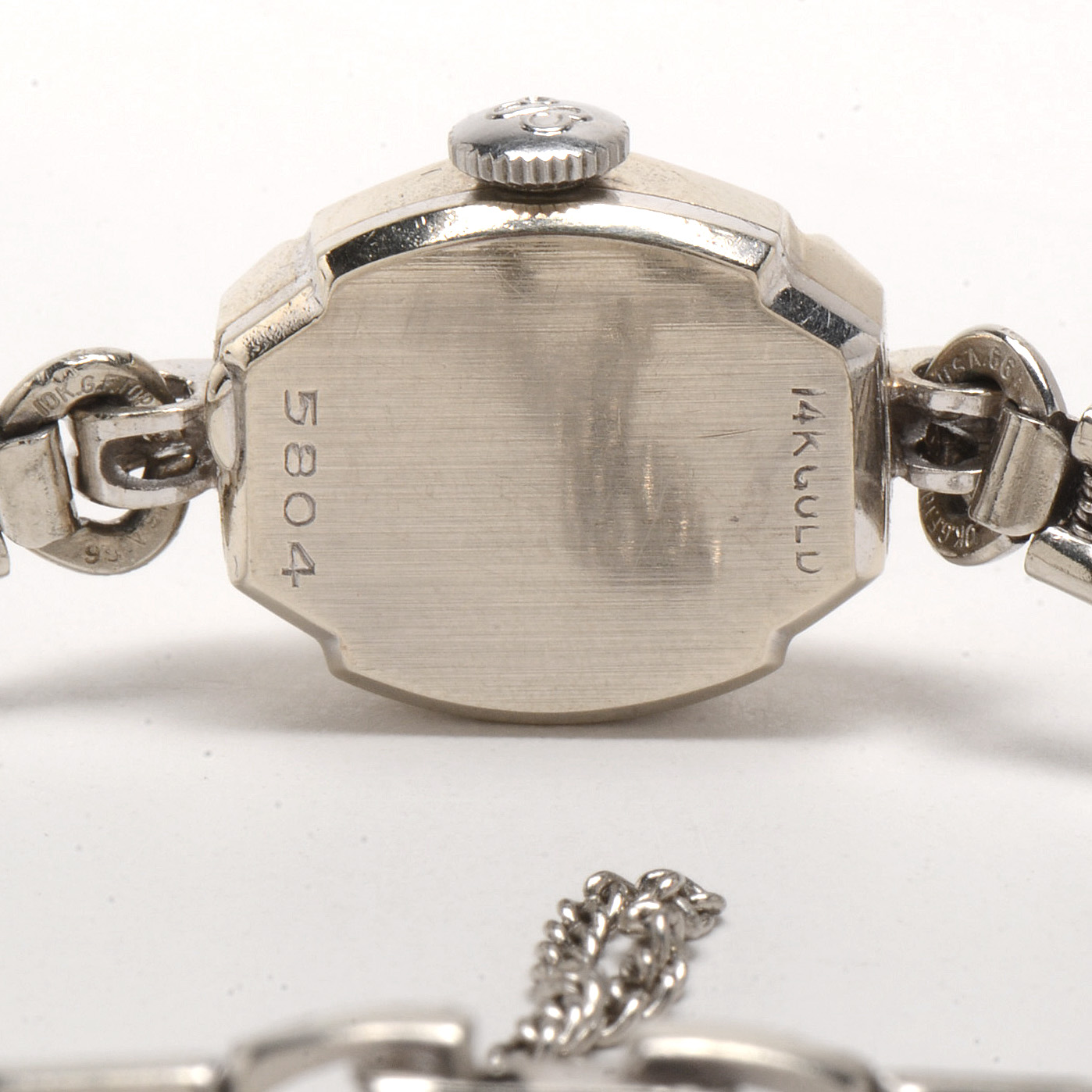 Vintage Ernest Borel 14K White Gold Women's Watch