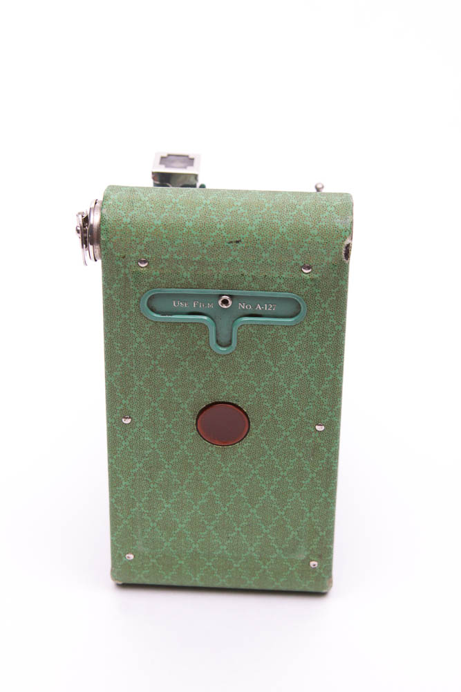 Vintage Kodak "Petite"  Mint Green Folding Camera