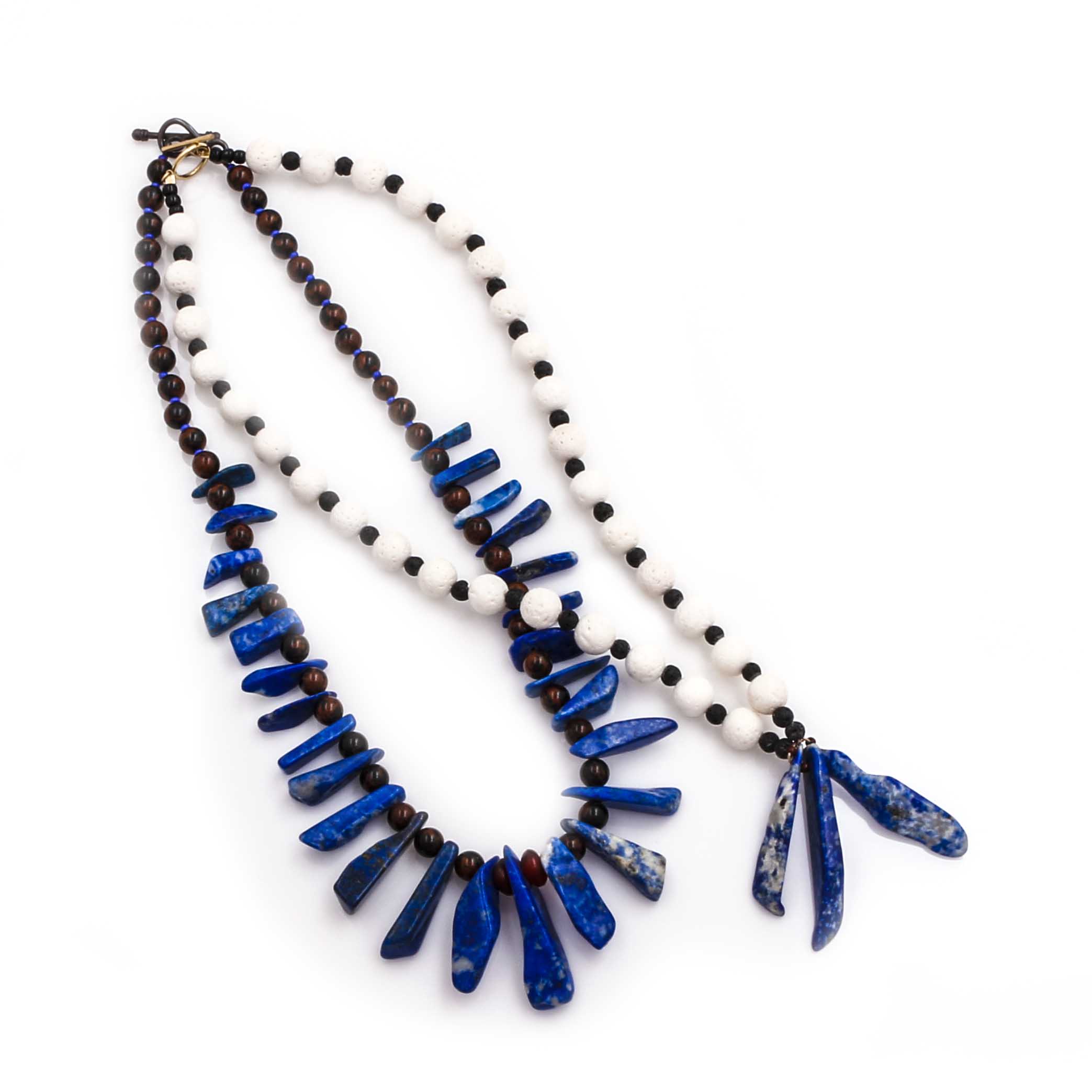 Pair of Lapis Lazuli Necklaces