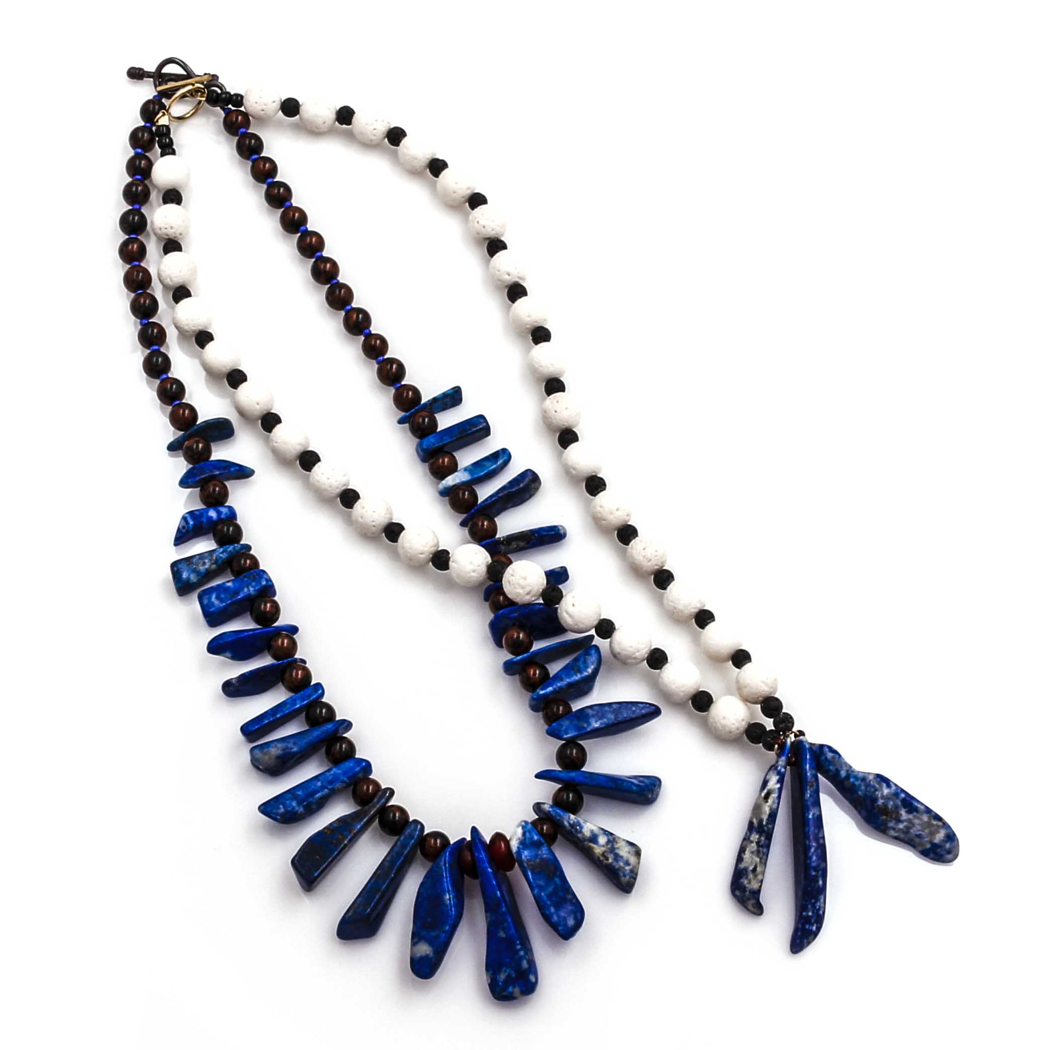 Pair of Lapis Lazuli Necklaces