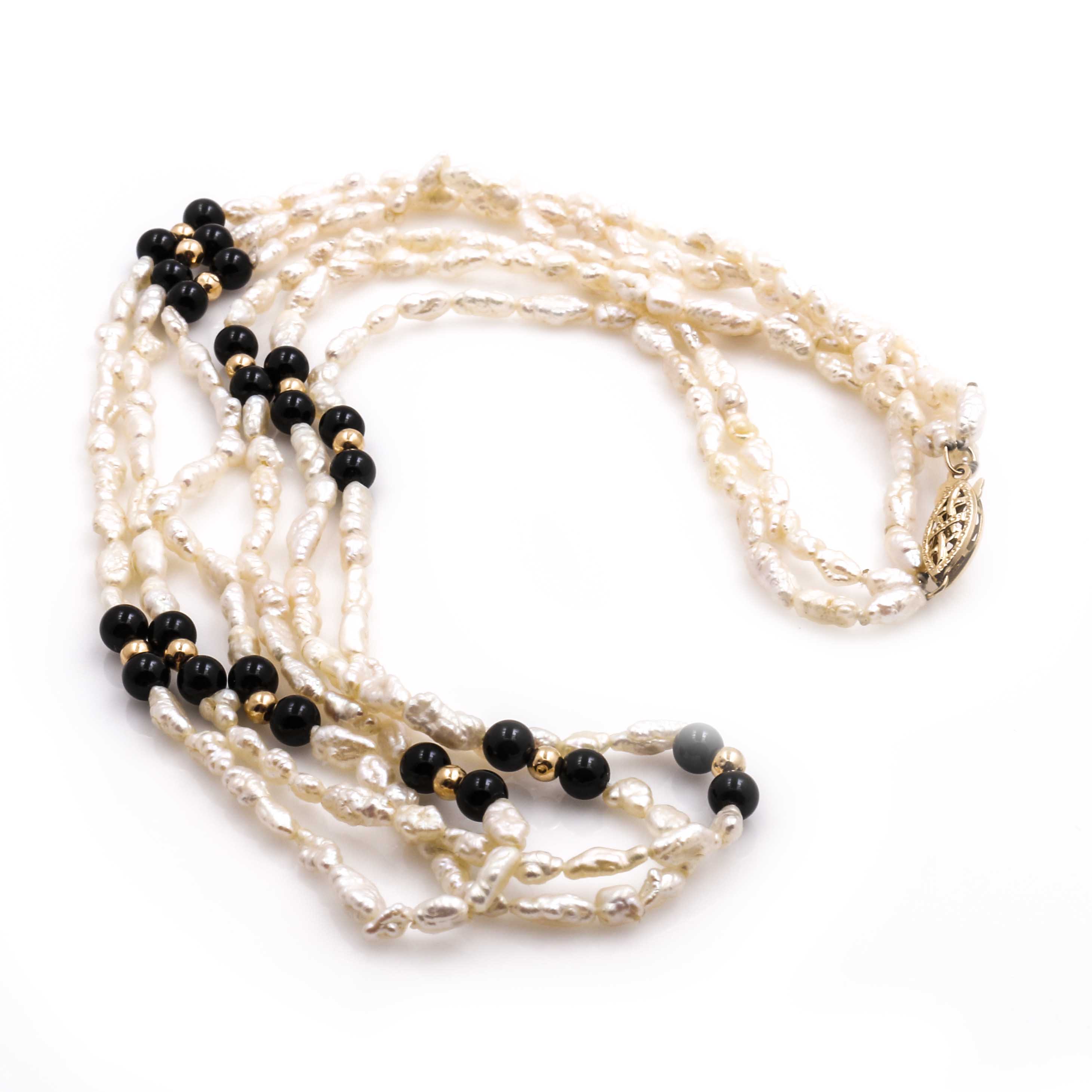 Pearl and Gemstone Jewelry with 14K Yellow Gold Findings