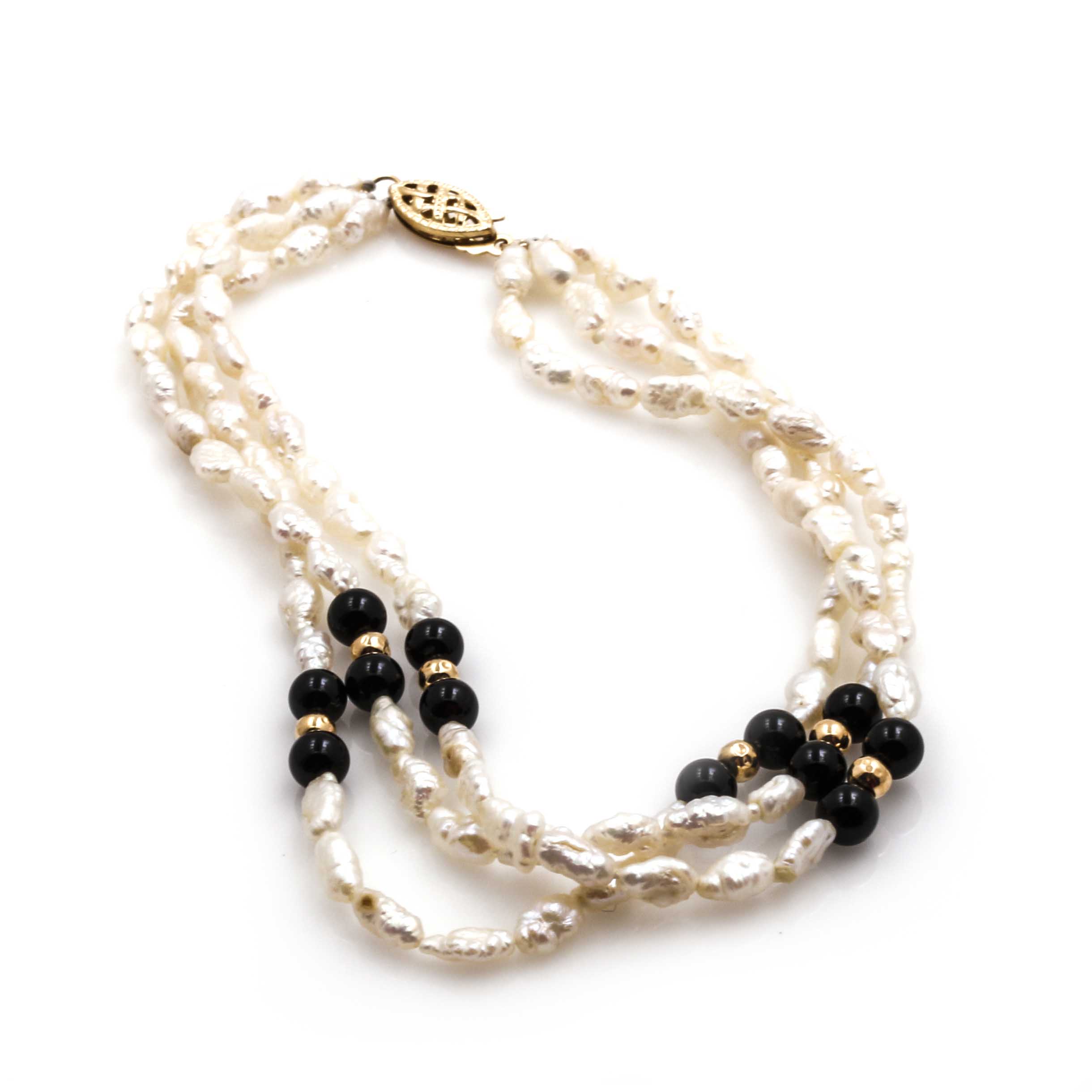 Pearl and Gemstone Jewelry with 14K Yellow Gold Findings