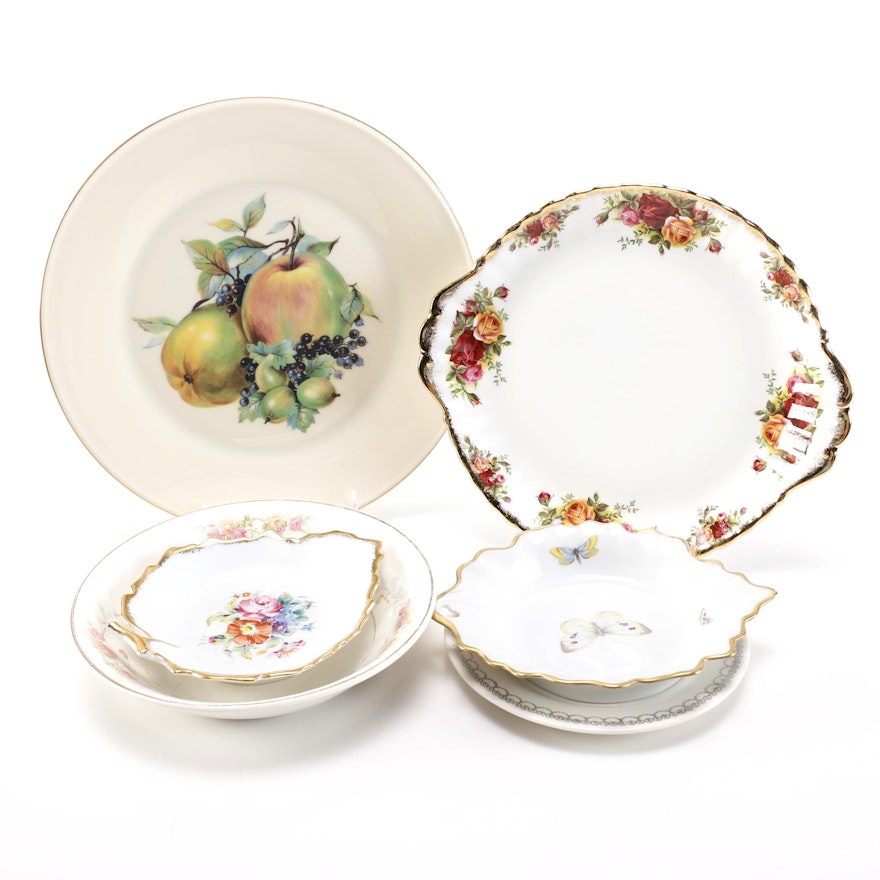 Contemporary China Plates featuring Lenox and Limoges